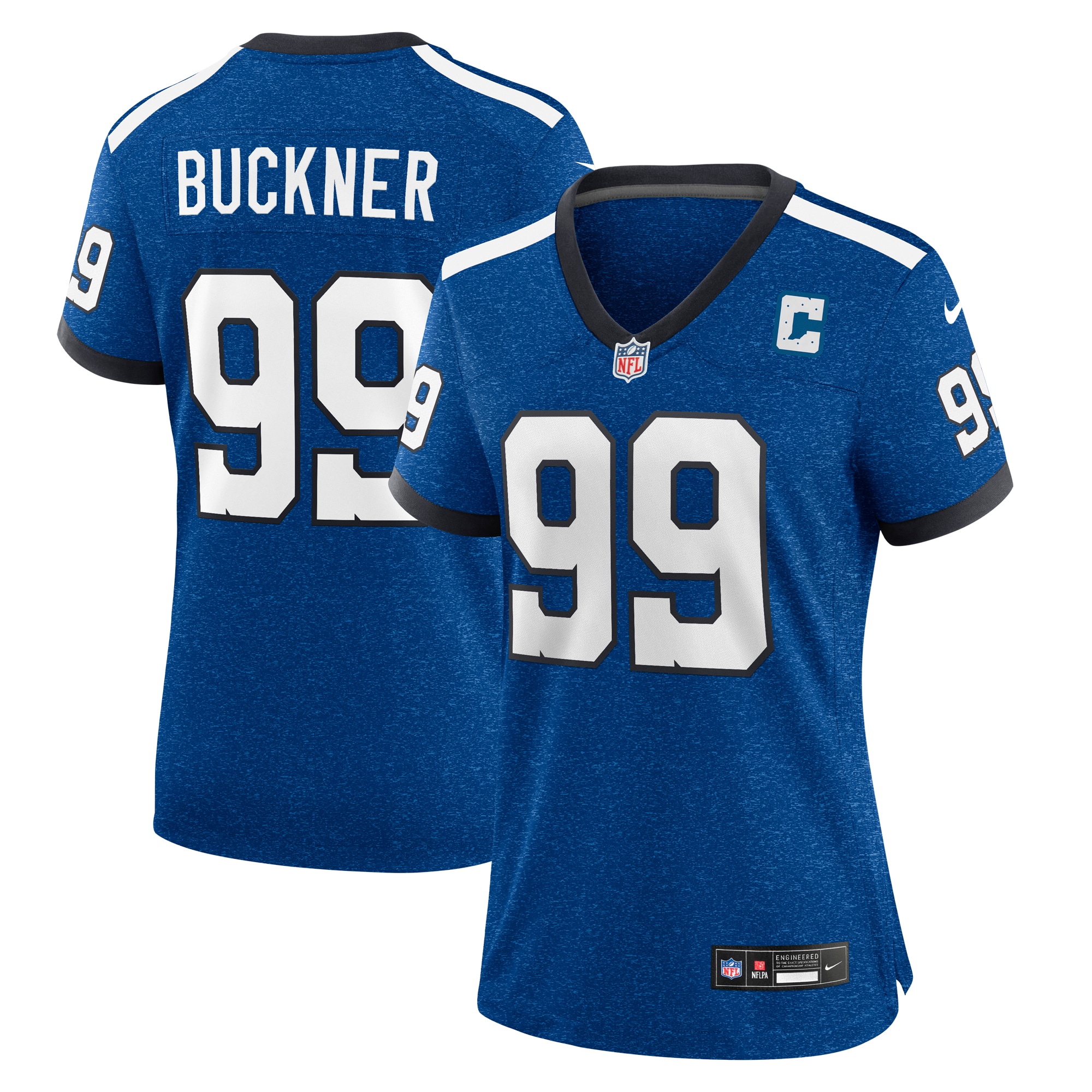 DeForest Buckner Indianapolis Colts Nike Women's Indiana Nights Alternate Game Jersey - Royal - vstockx