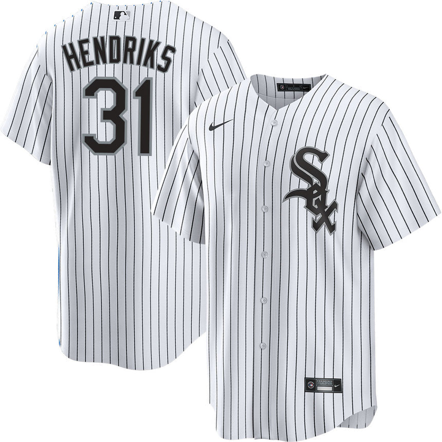 Men's Liam Hendriks Chicago White Sox White Home Premium Stitch Replica Jersey - vstockx