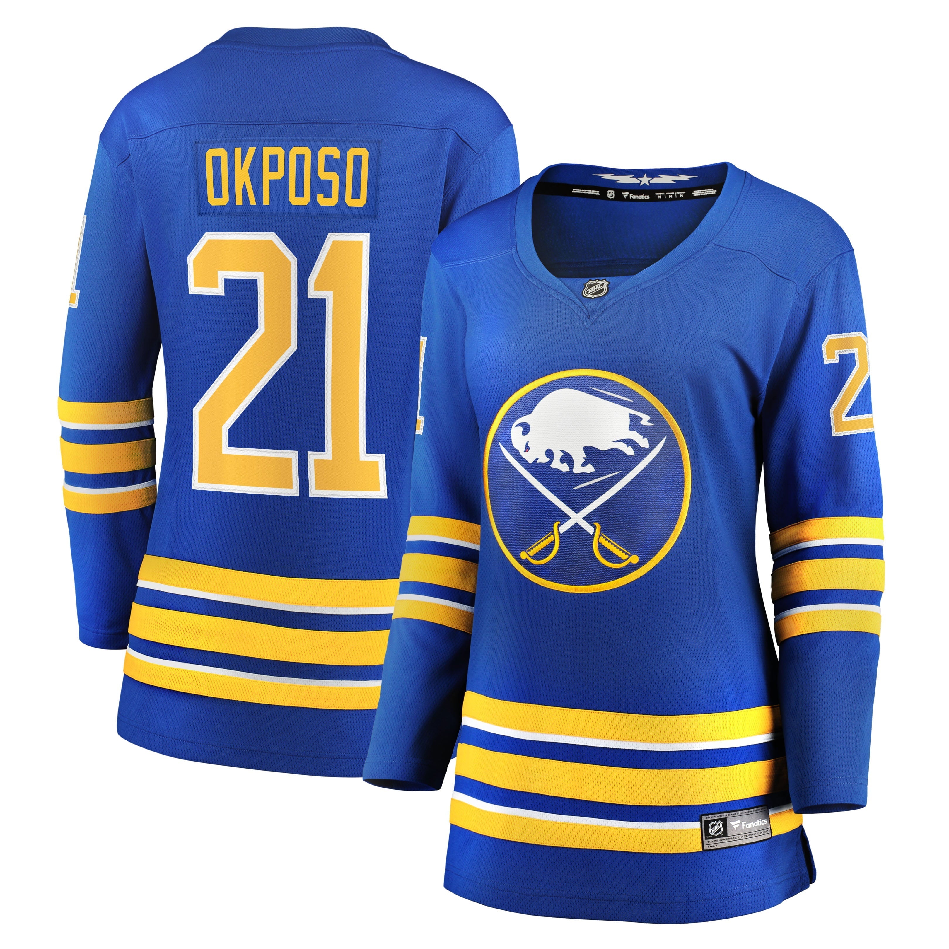 Women's Fanatics Branded Kyle Okposo Royal Buffalo Sabres Home Breakaway Jersey - vstockx