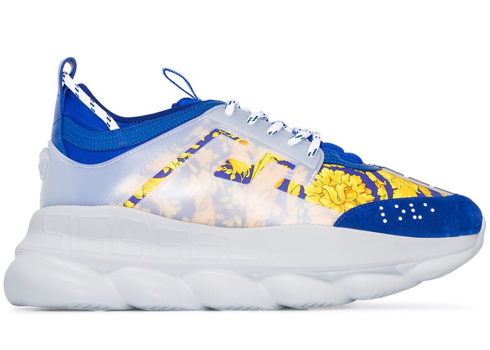 Versace Baroque Chain Reaction Bluette Gold - vstockx