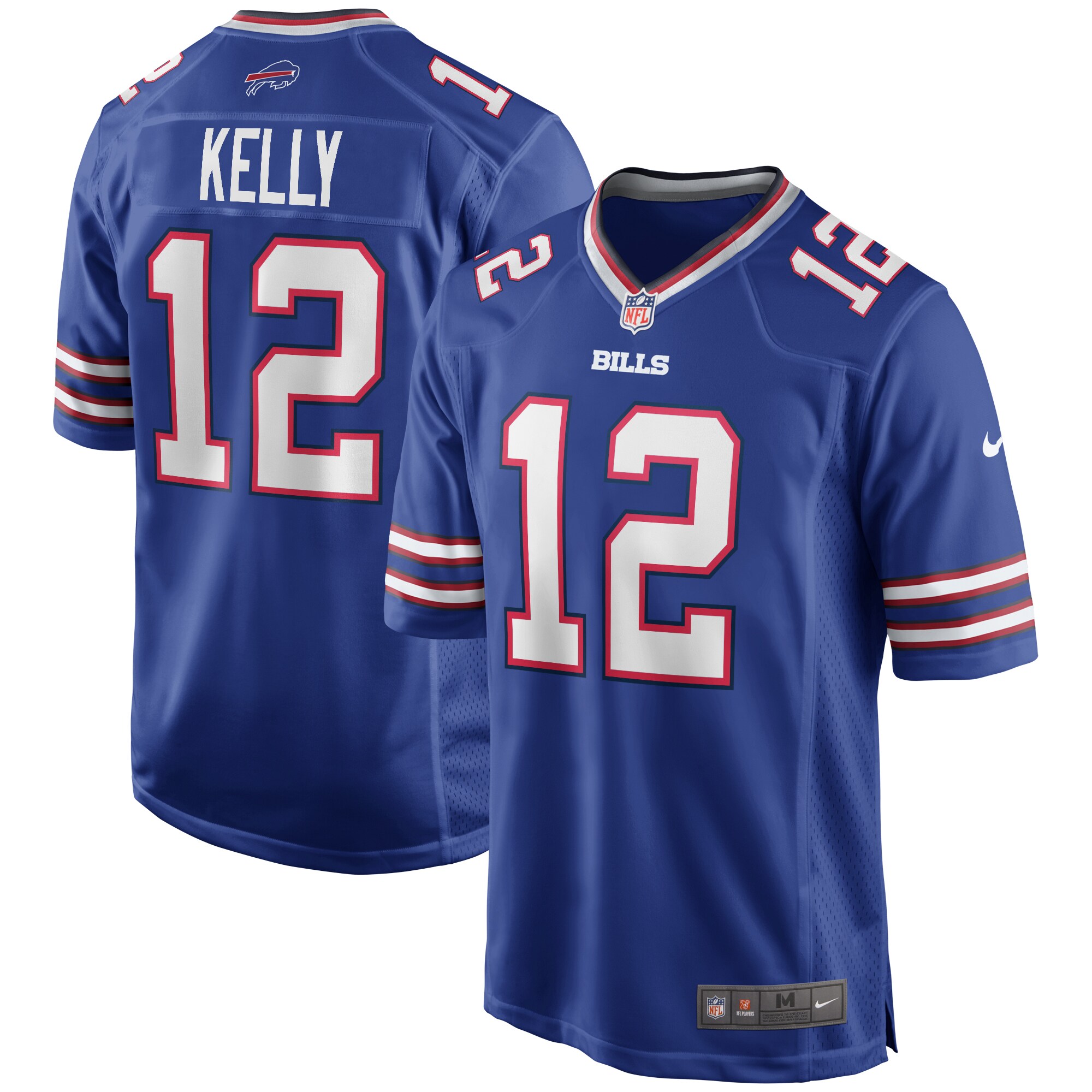 Jim Kelly Buffalo Bills Nike Game Retired Player Jersey - Royal - vstockx