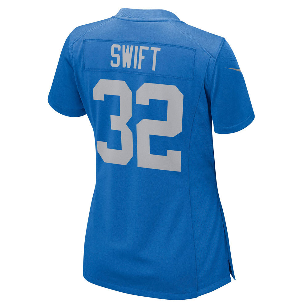 Women's Detroit Lions D'Andre Swift Game Player Jersey Blue - vstockx