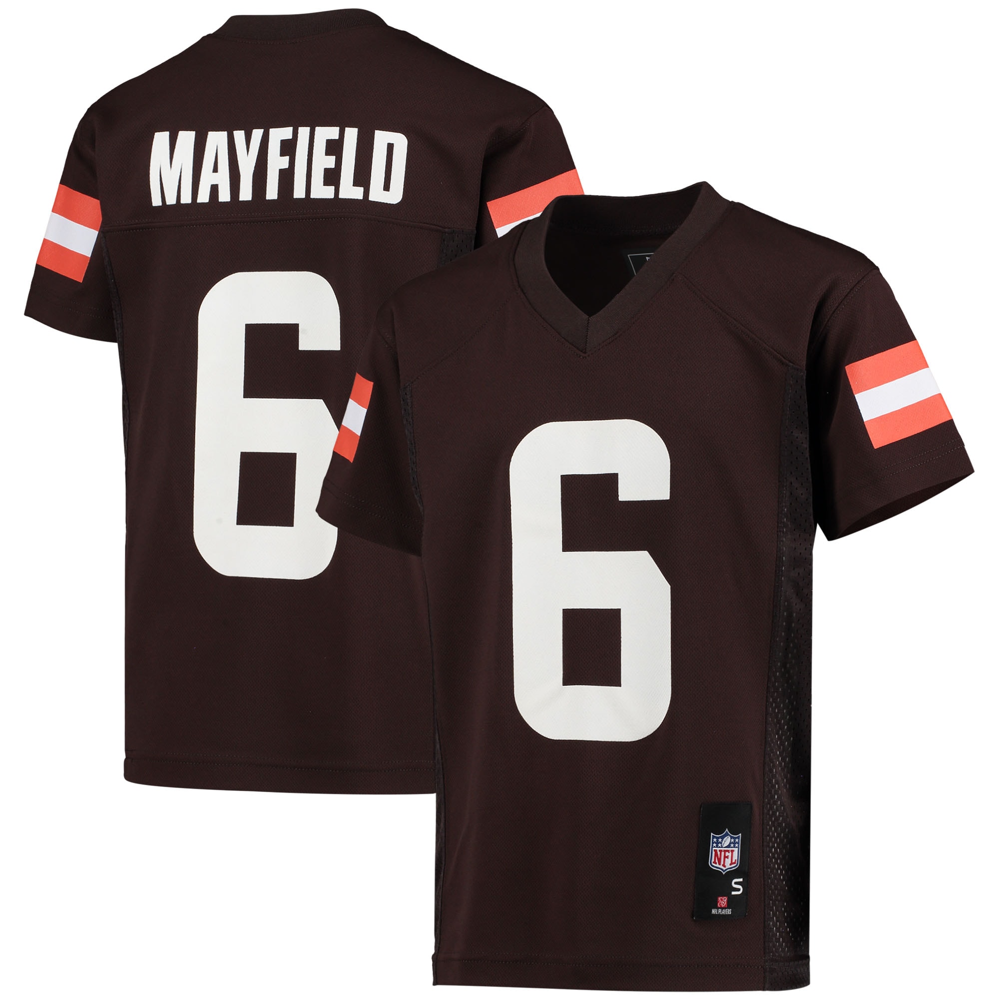 Baker Mayfield Cleveland Browns Youth Replica Player Jersey - Brown - vstockx