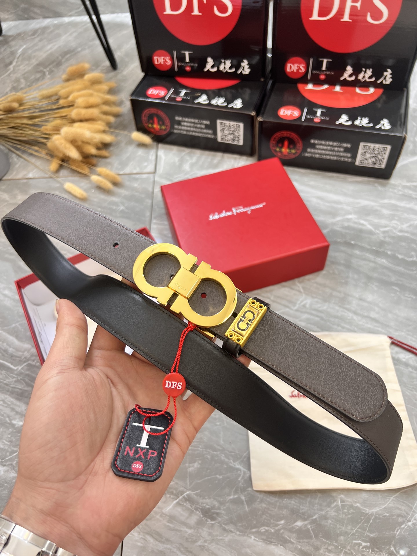 Streetwear Belt Ferragamo 319953 size:3.5cm - vstockx