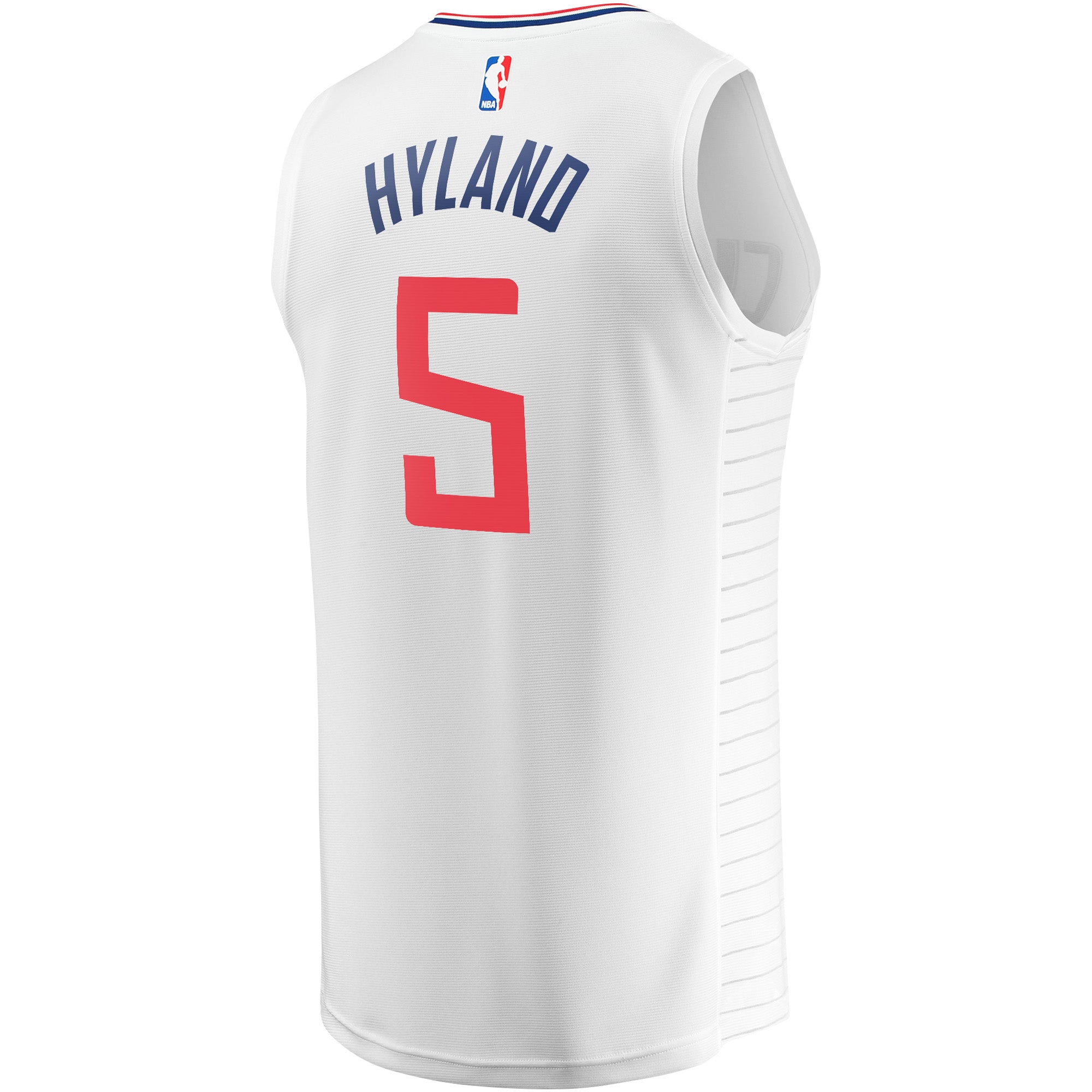 Men's Fanatics Branded Bones Hyland White LA Clippers Fast Break Player Jersey - Association Edition - vstockx