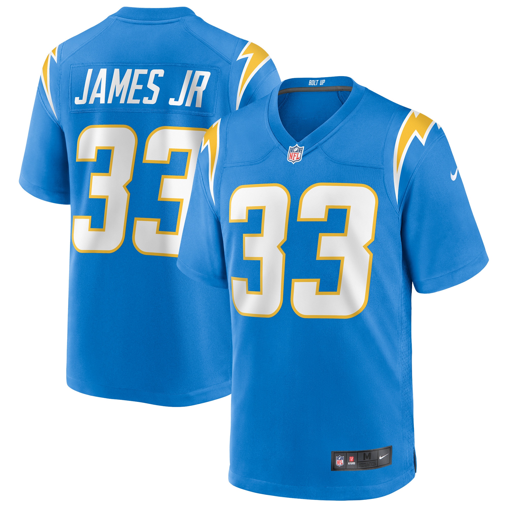 Derwin James Los Angeles Chargers Nike Game Player Jersey - Powder Blue - vstockx