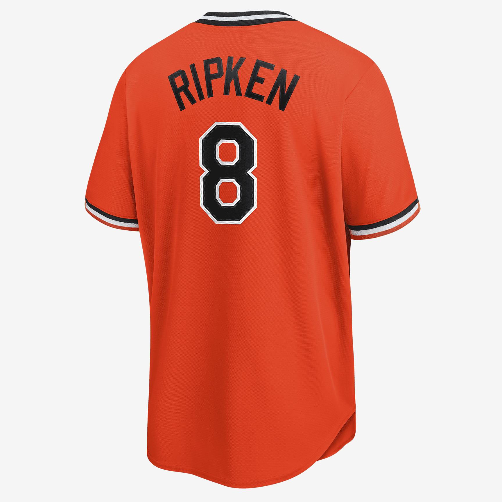 MLB Baltimore Orioles (Cal Ripken) Men's Cooperstown Baseball Jersey - Pro Orange - vstockx