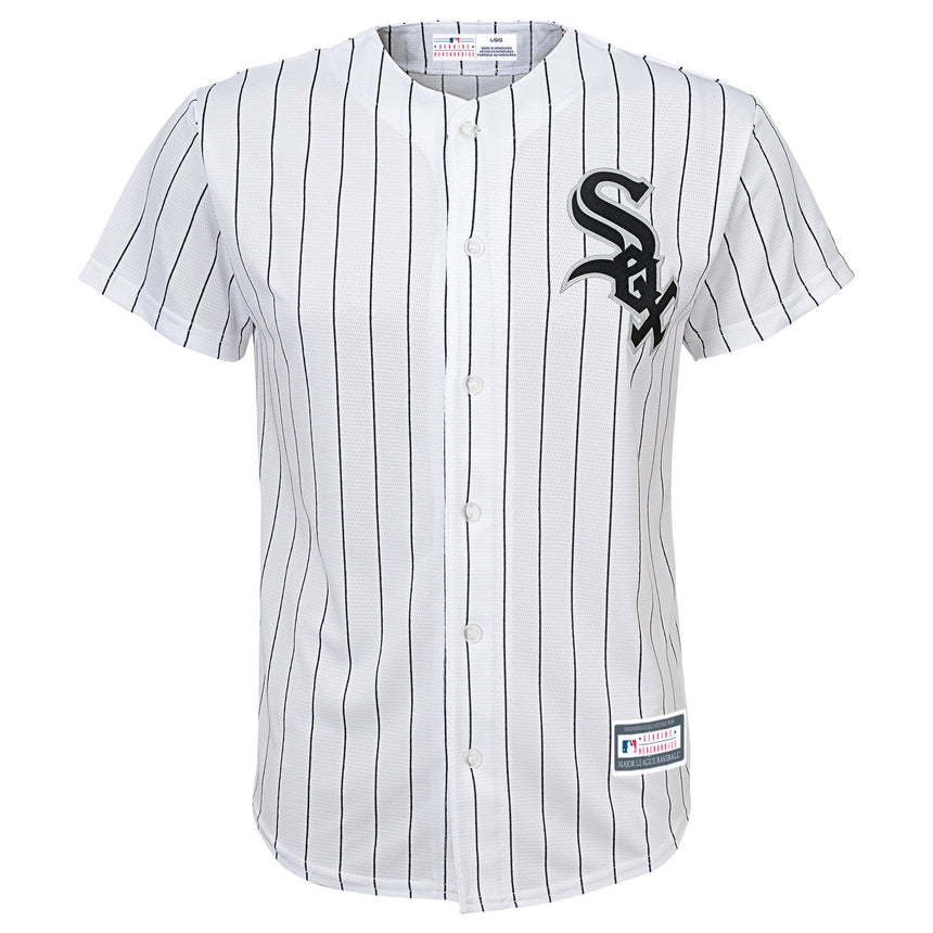 Youth Chicago White Sox Yoan Moncada White Replica Player Jersey - vstockx