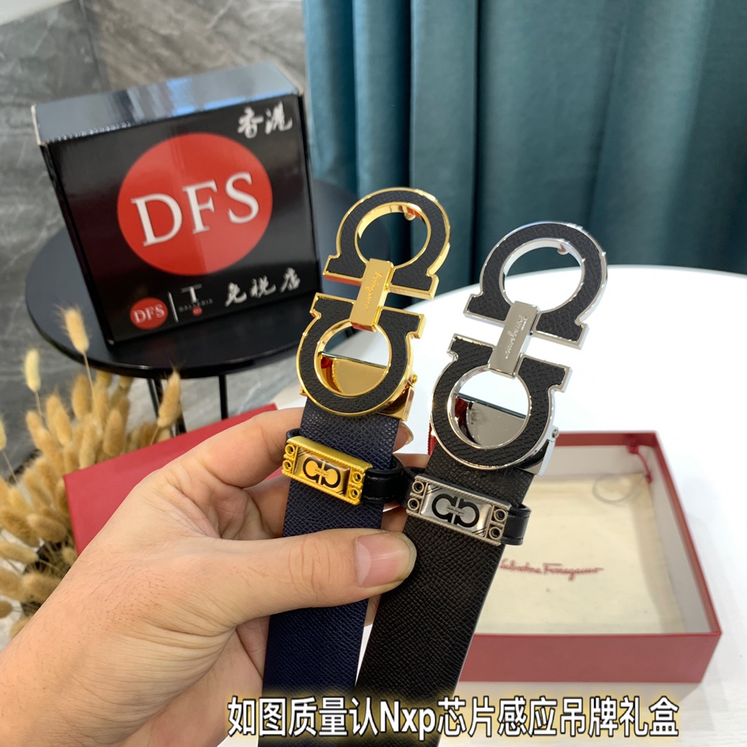 Streetwear Belt Ferragamo 319441 size:3.5cm - vstockx