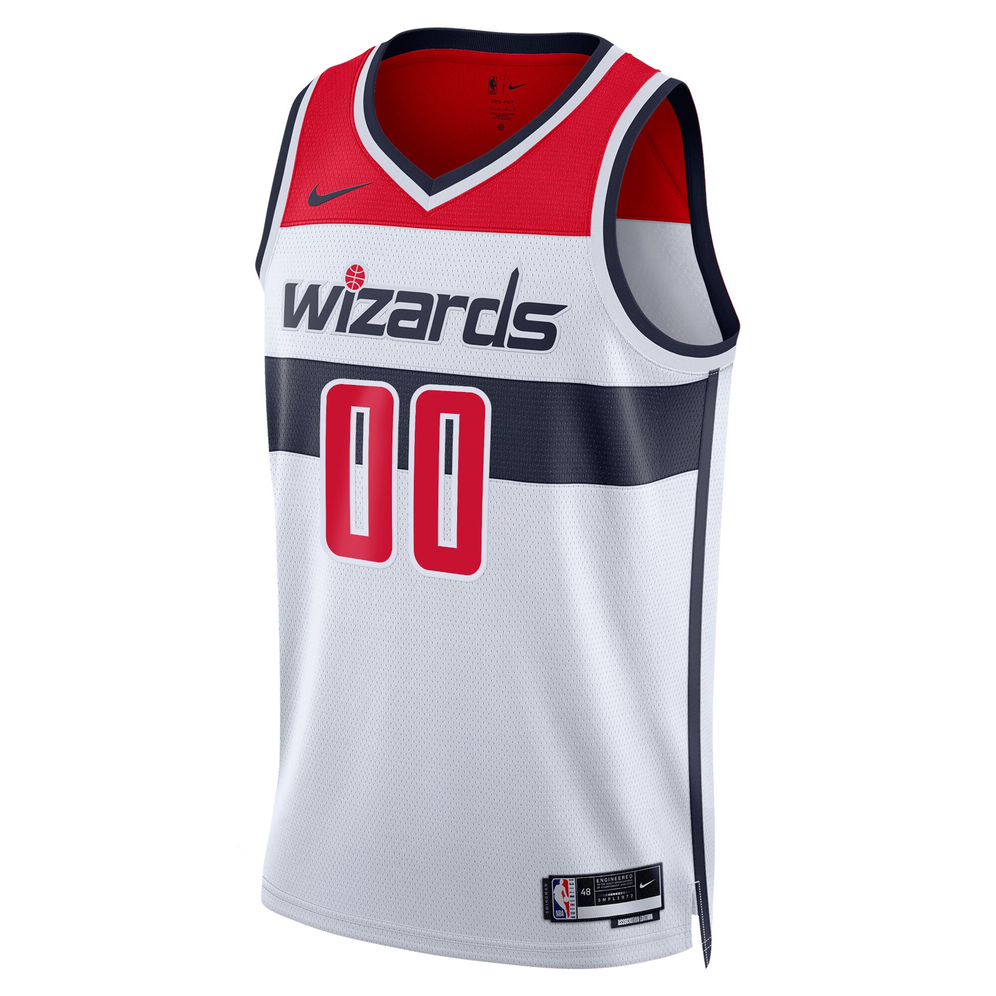 Washington Wizards Nike Unisex Swingman Custom Jersey White - Icon Edition - vstockx