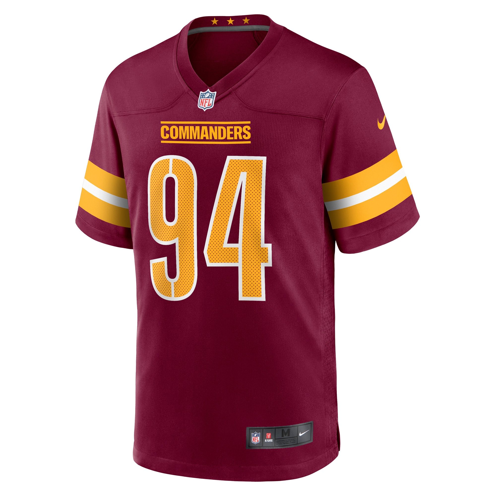 Daron Payne Washington Commanders Nike Player Game Jersey - Burgundy - vstockx