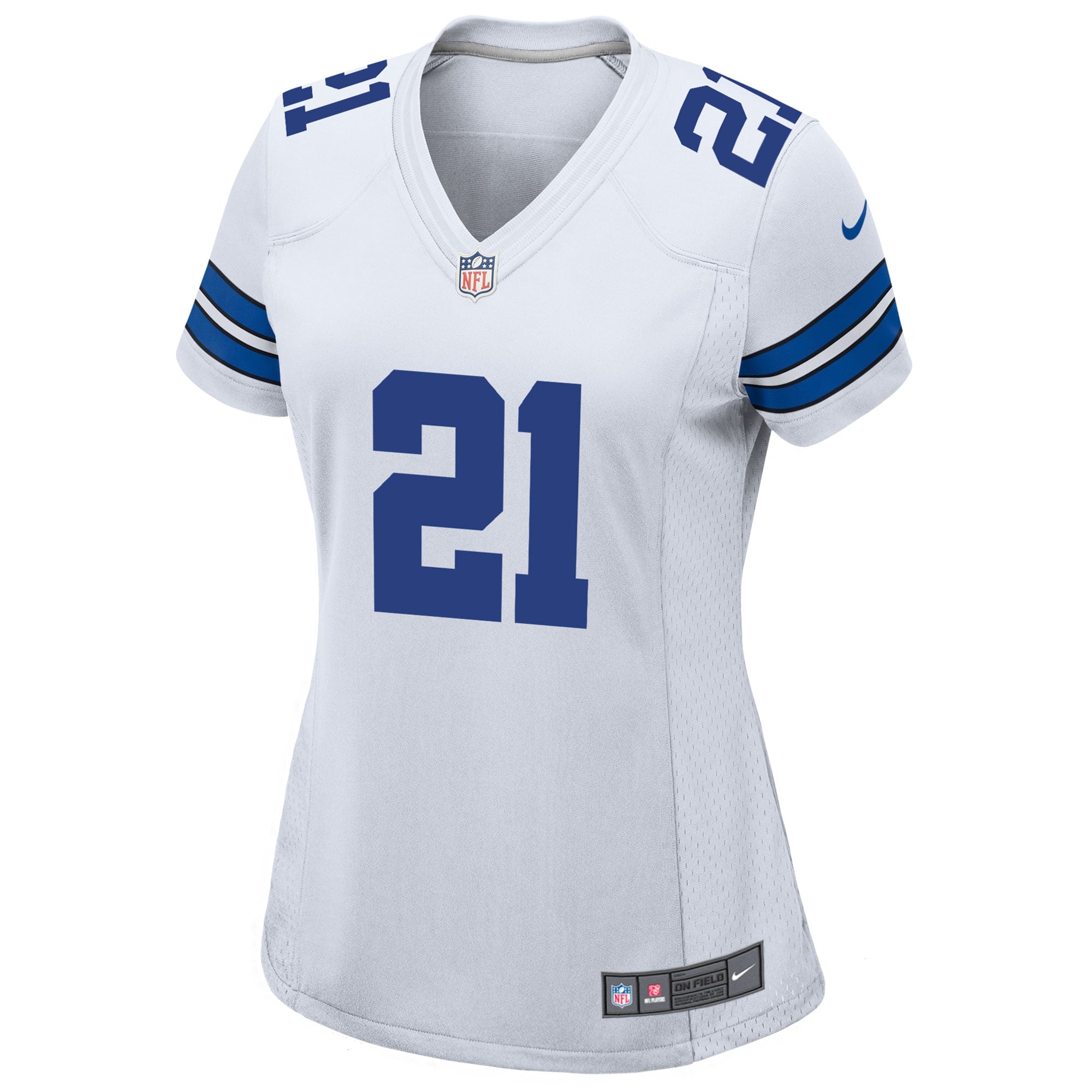 Women's Nike Ezekiel Elliott White Dallas Cowboys Team Game Jersey - vstockx