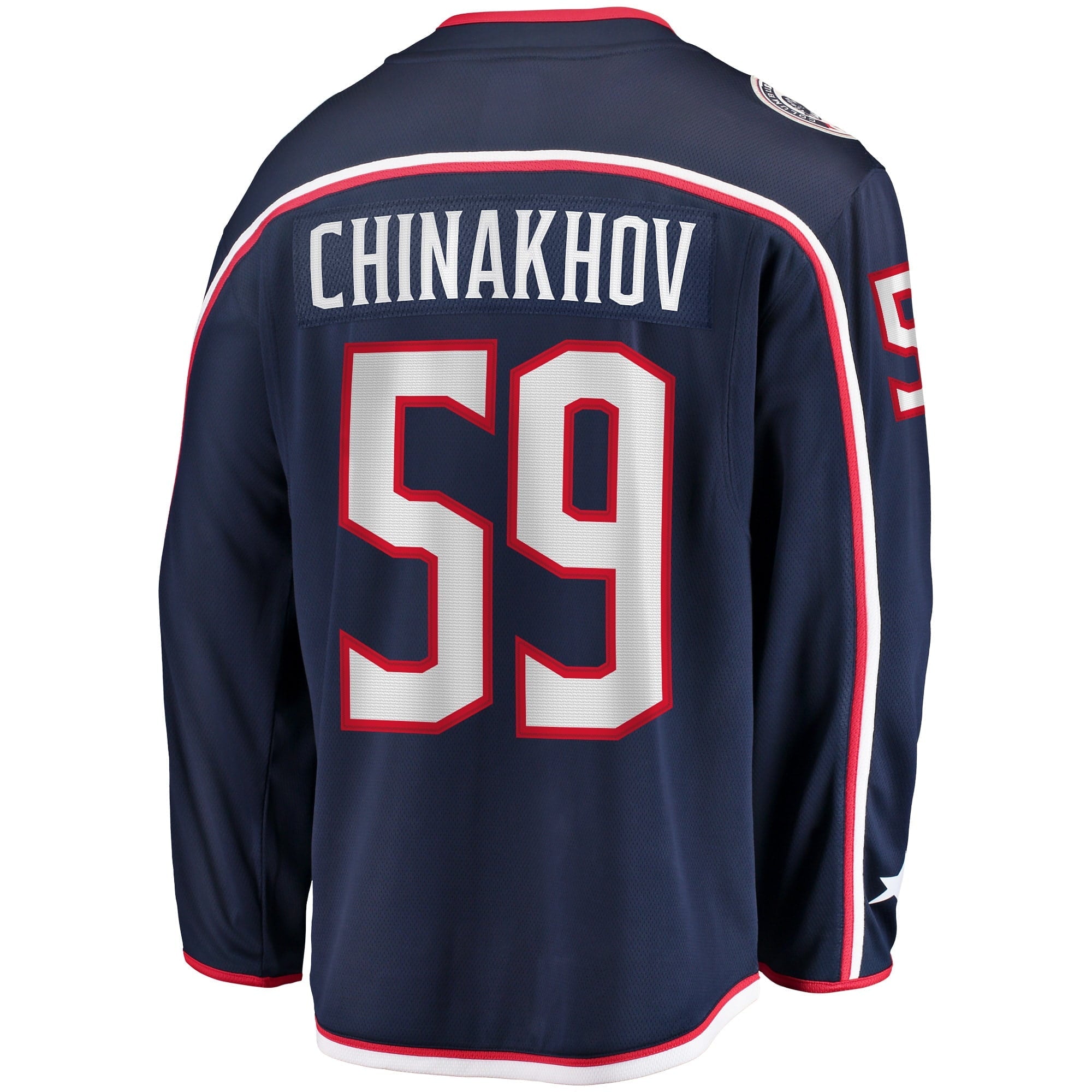 Men's Fanatics Branded Yegor Chinakhov Navy Columbus Blue Jackets Home Breakaway Player Jersey - vstockx