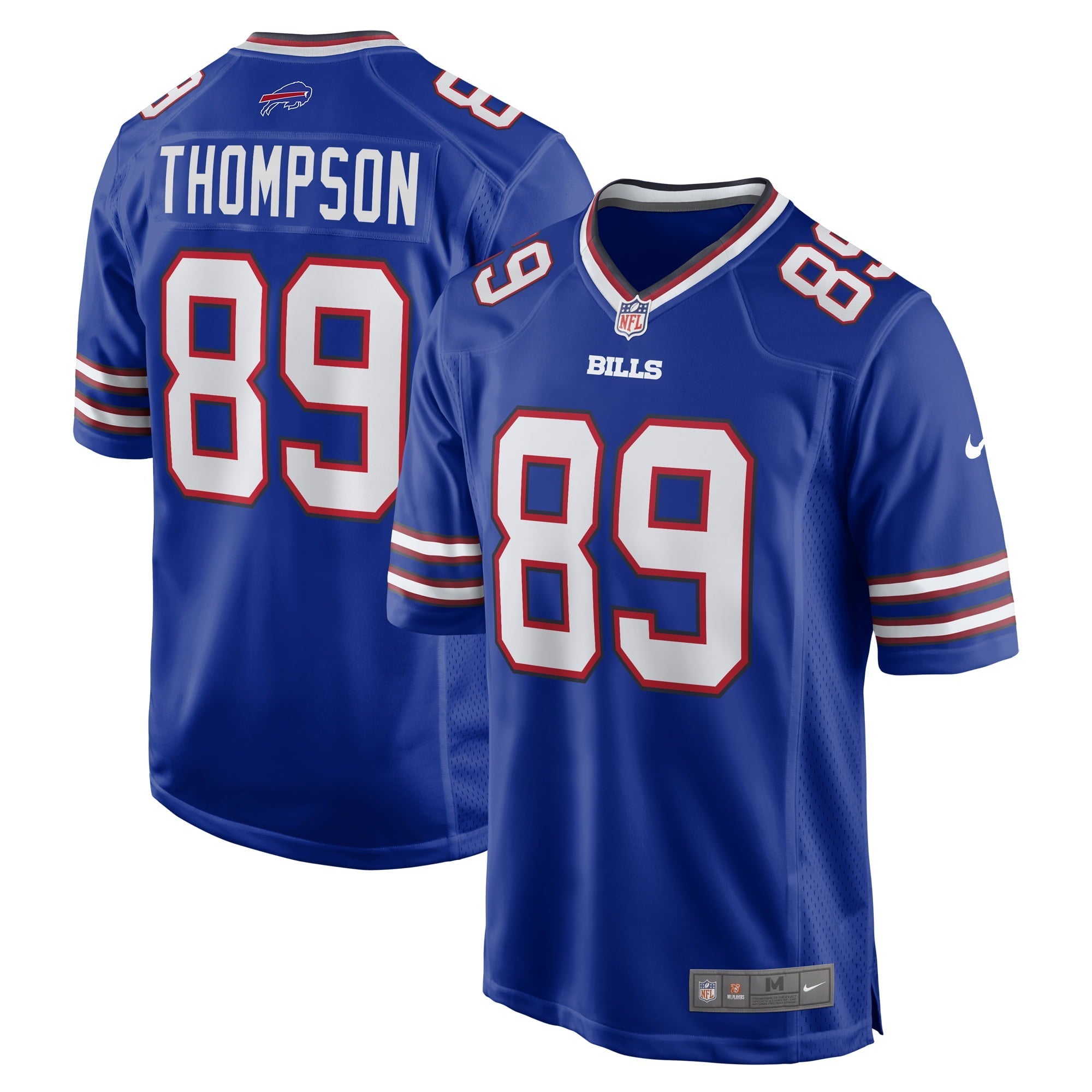 Men's Nike Bryan Thompson Royal Buffalo Bills Team Game Jersey - vstockx
