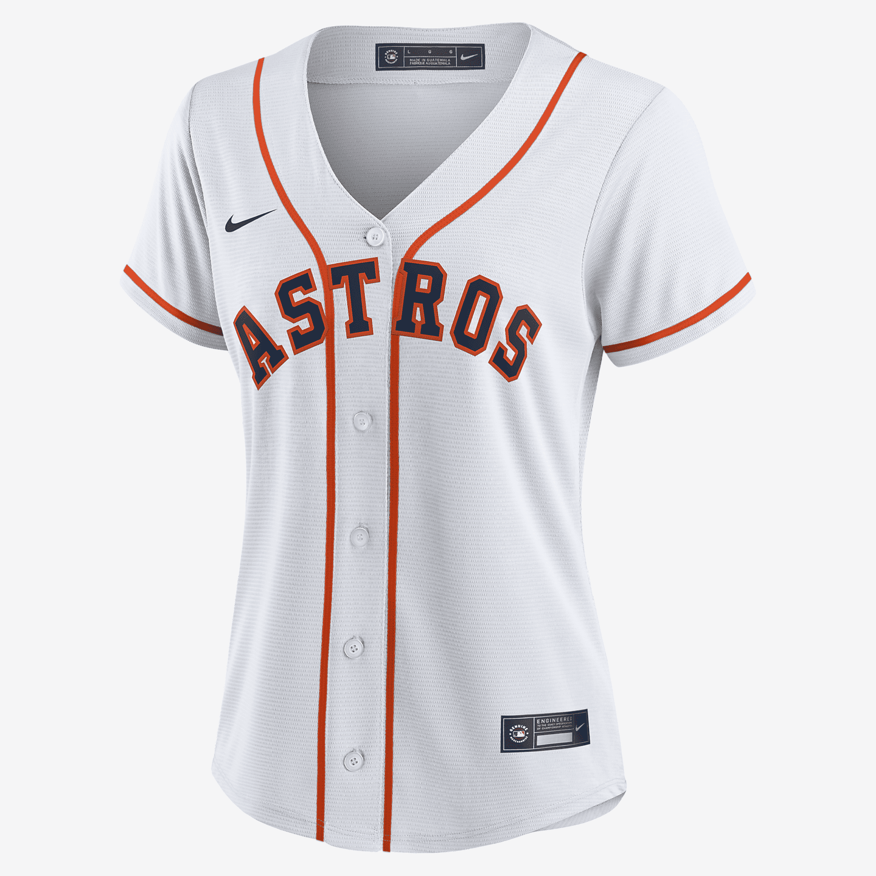 MLB Houston Astros Women's Replica Baseball Jersey - White - vstockx