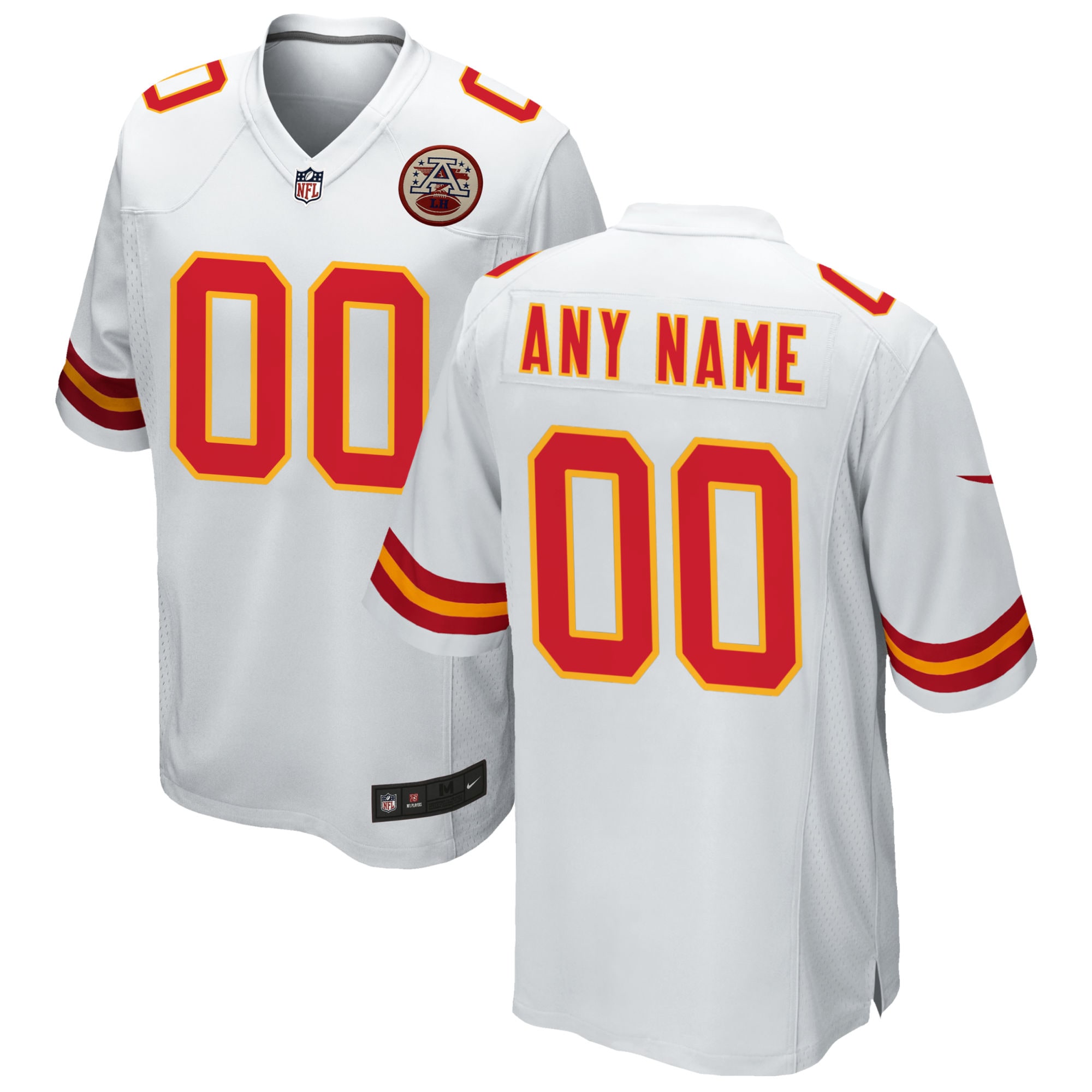 Kansas City Chiefs Nike Custom Game Jersey - White - vstockx