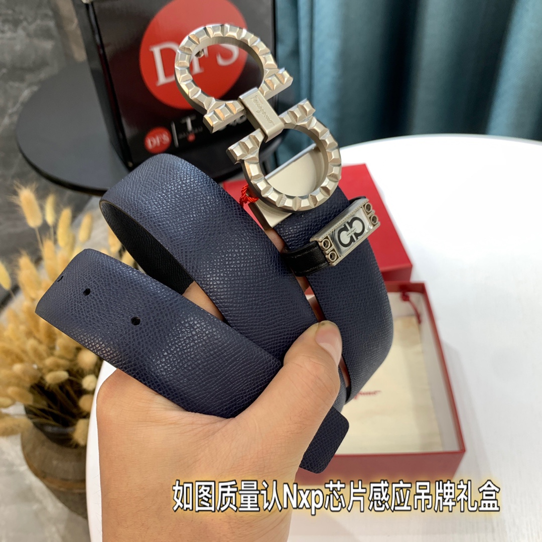 Streetwear Belt Ferragamo 319445 size:3.5cm - vstockx