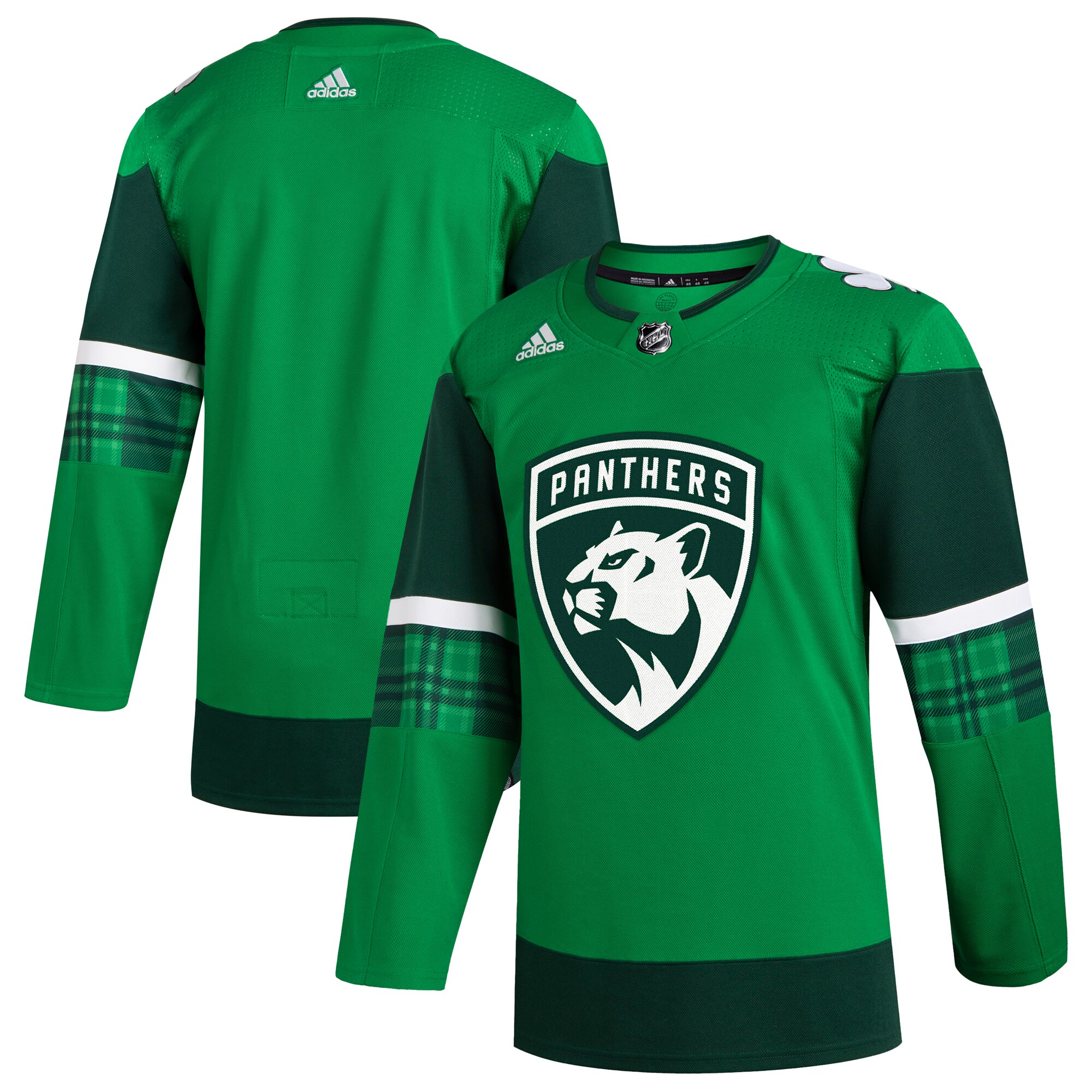 Florida Panthers adidas 2023 St. Patrick's Day Primegreen Authentic Jersey - Kelly Green - vstockx