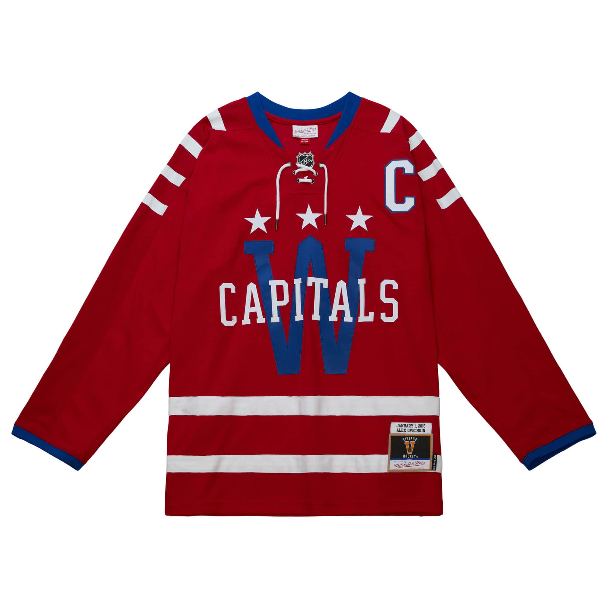 Blue Line Alexander Ovechkin Washington Capitals 2015 Jersey - vstockx
