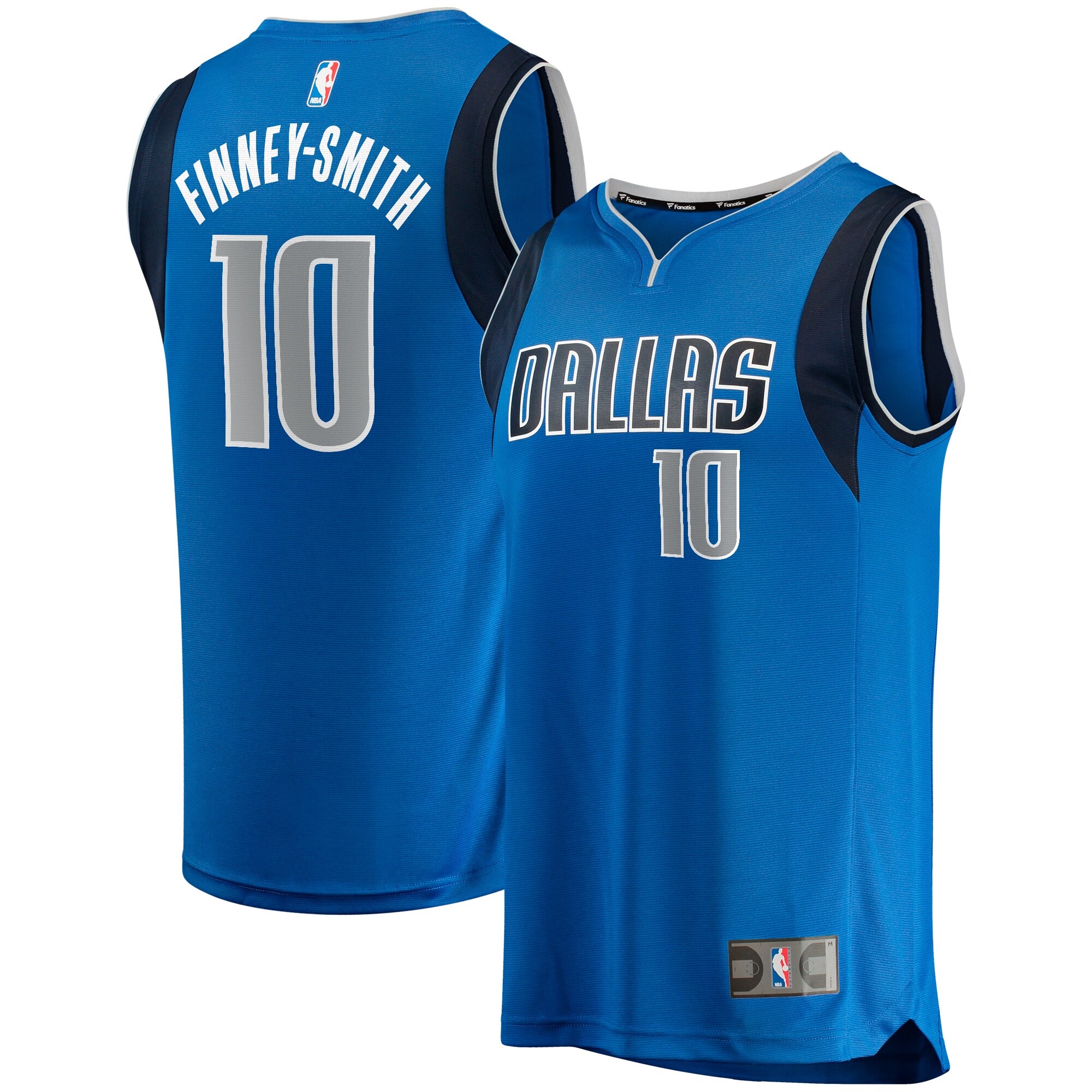Dorian Finney-Smith Dallas Mavericks Fanatics Branded Fast Break Replica Jersey - Icon Edition - Blue - vstockx