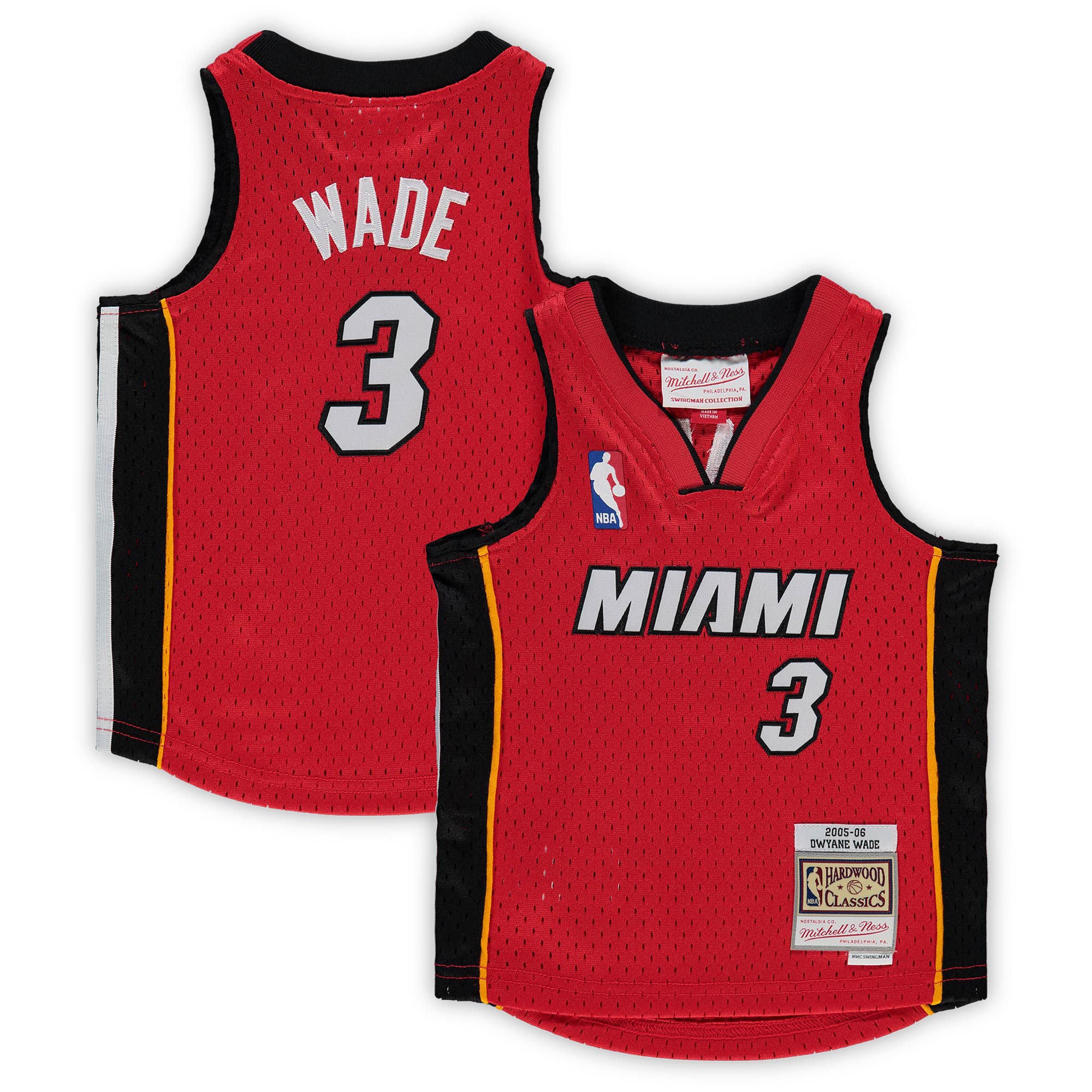 Dwyane Wade Miami Heat Mitchell & Ness Infant 2005/06 Hardwood Classics Player Jersey - Red - vstockx