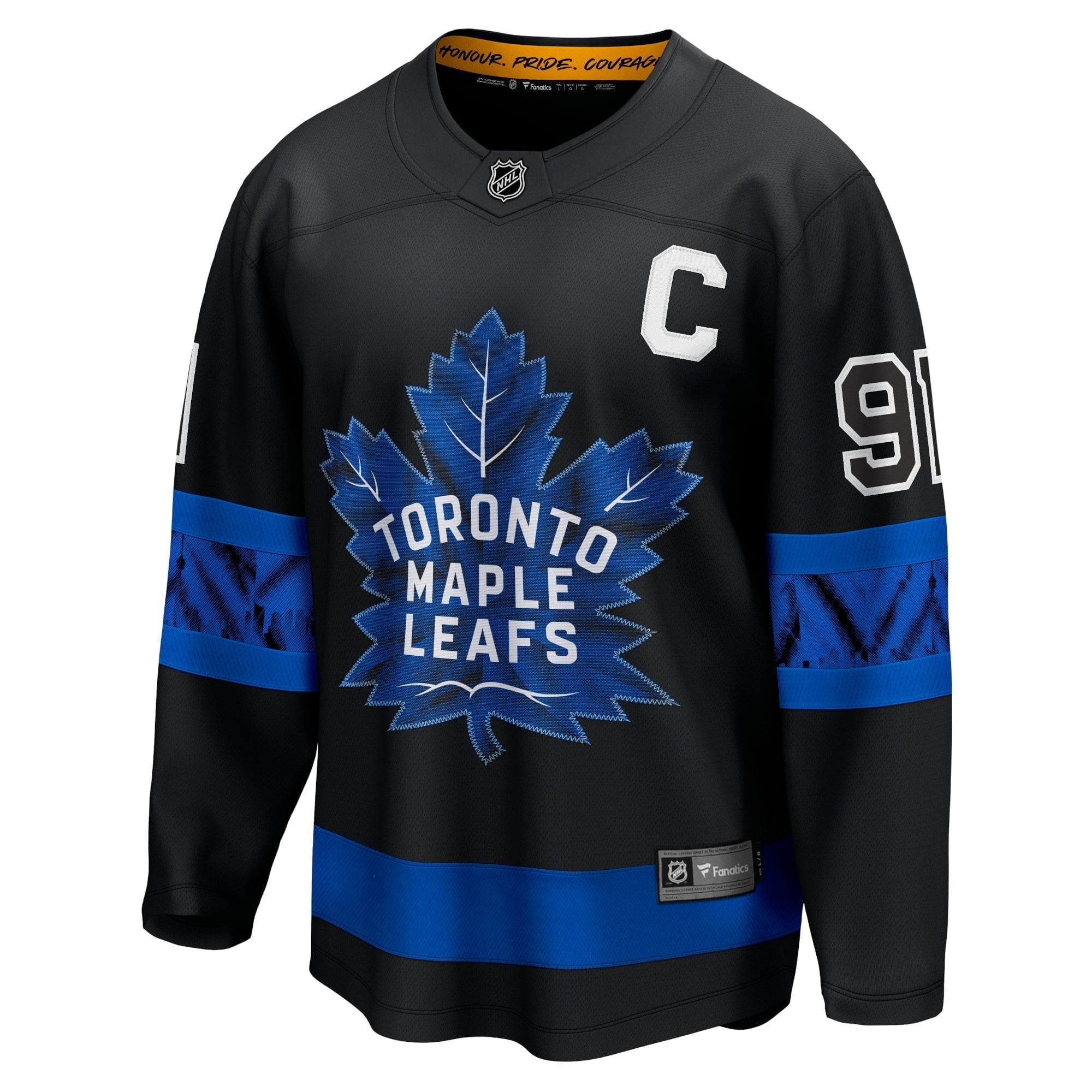 Men's Fanatics Branded John Tavares Black Toronto Maple Leafs Alternate Premier Breakaway Reversible Player Jersey - vstockx