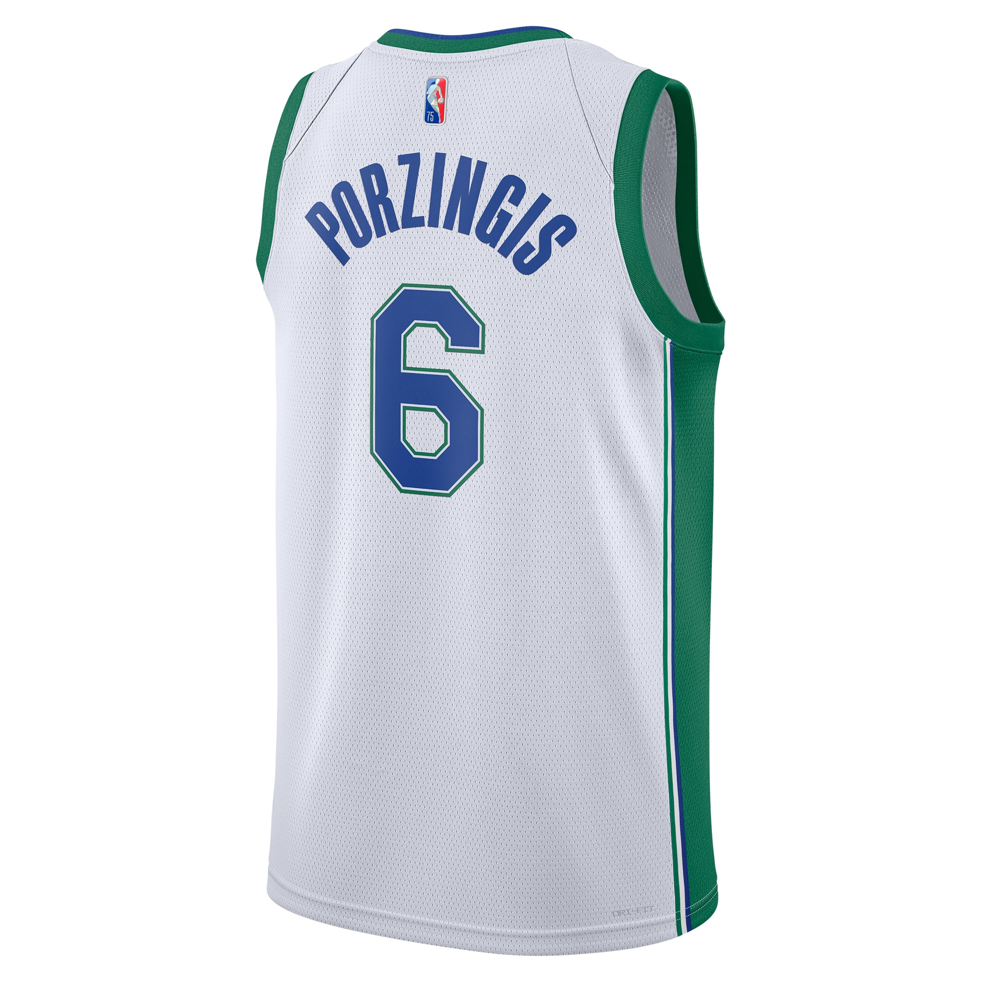 Kristaps Porzingis Dallas Mavericks Nike 2021/22 Swingman Jersey - City Edition - White - vstockx