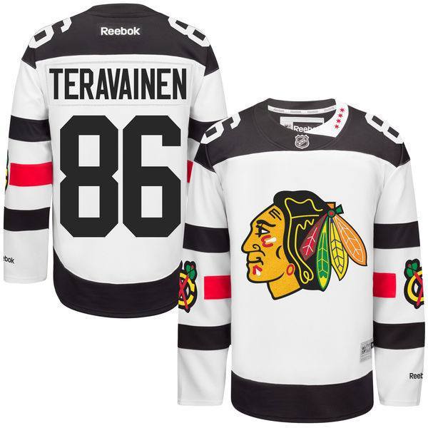 Youth Chicago Blackhawks Teuvo Teravainen Reebok White 2016 Stadium Series Premier Jersey - vstockx