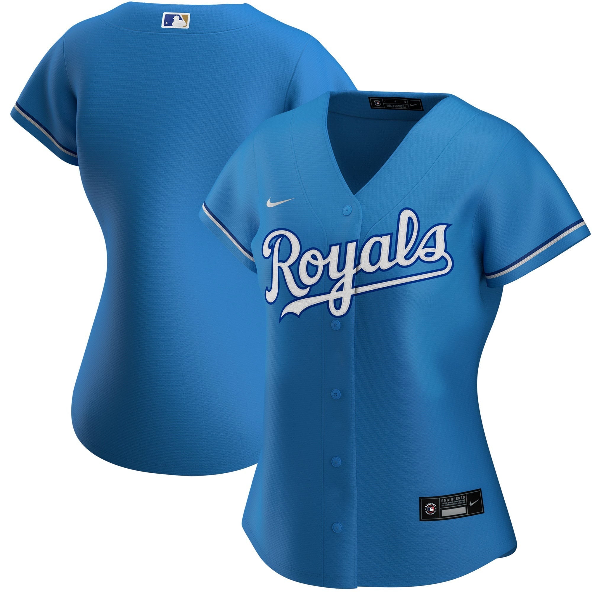 Women's Nike Light Blue Kansas City Royals Alternate Replica Team Jersey - vstockx