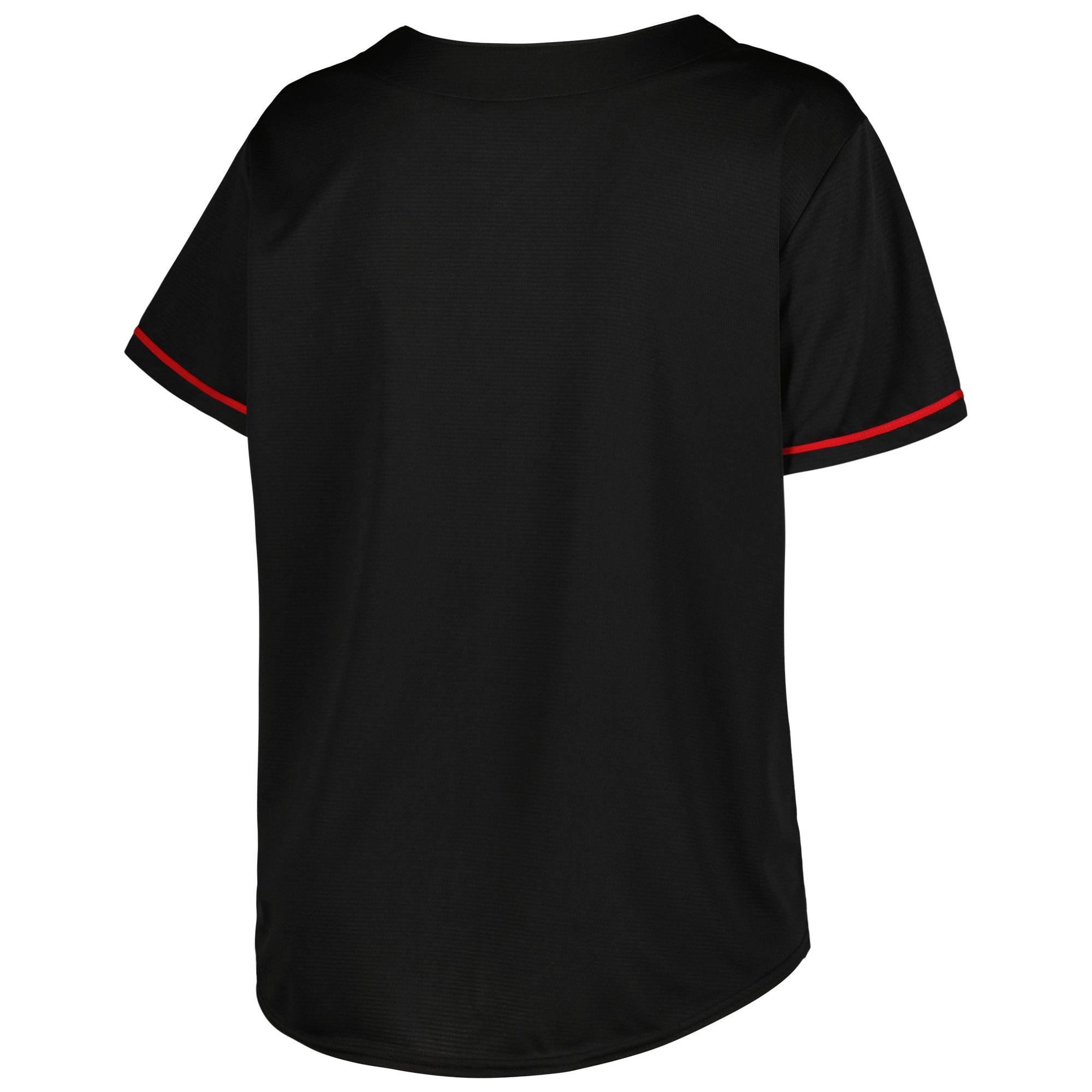 Boston Red Sox Women's Plus Size Pop Fashion Button-Up Jersey - Black - vstockx