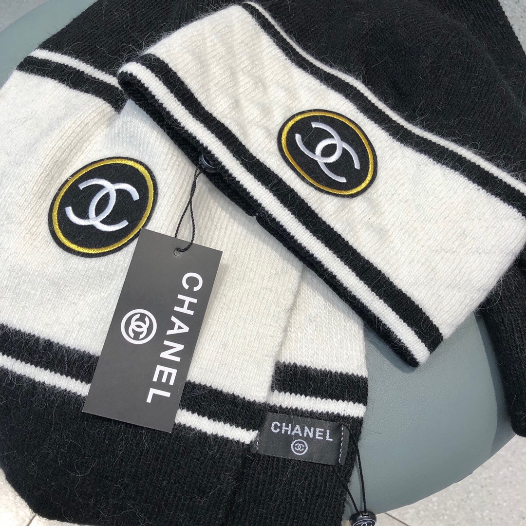 Hat & Scarf Chanel 1 - vstockx
