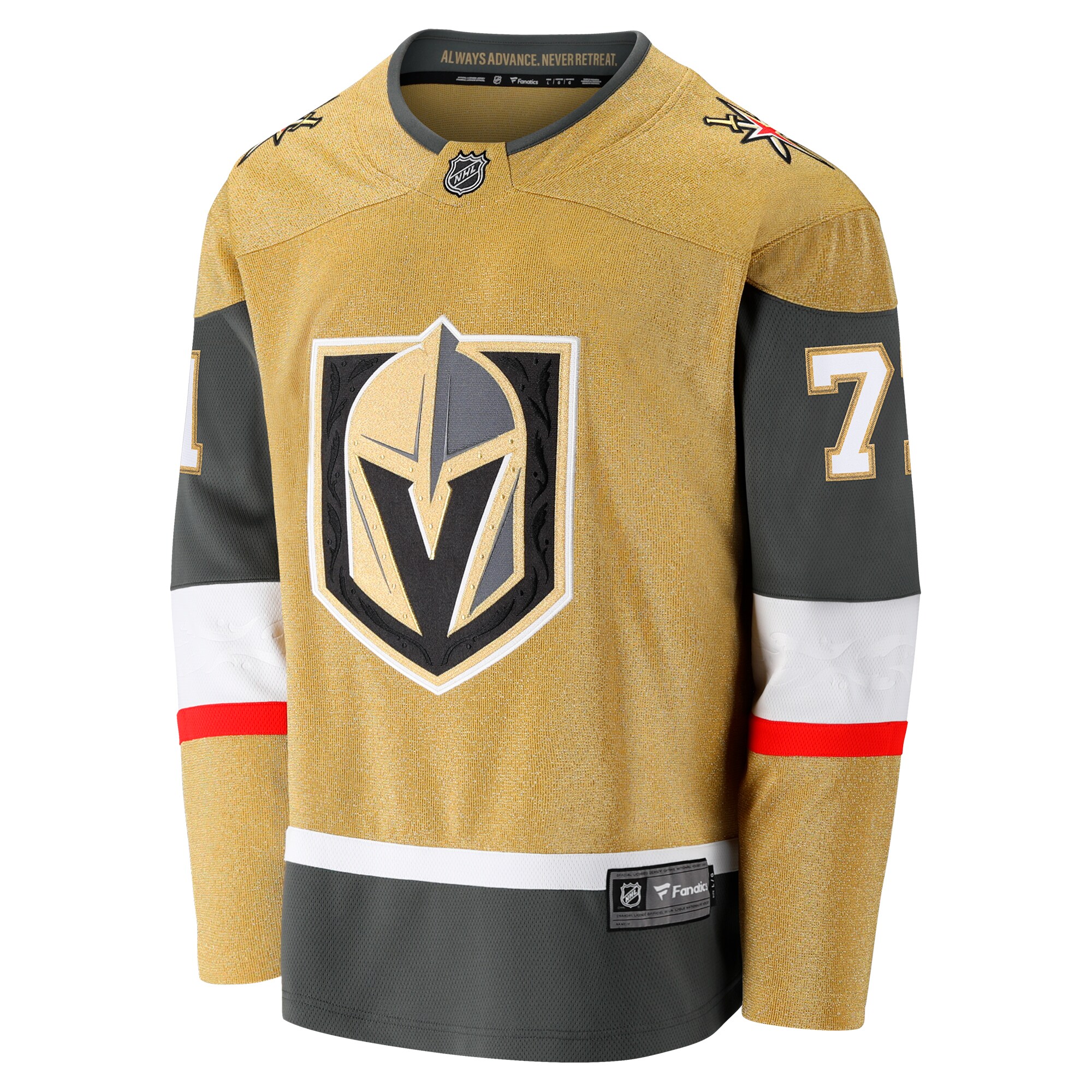 William Karlsson Vegas Golden Knights Fanatics Branded 2020/21 Home Premier Breakaway Player Jersey - Gold - vstockx