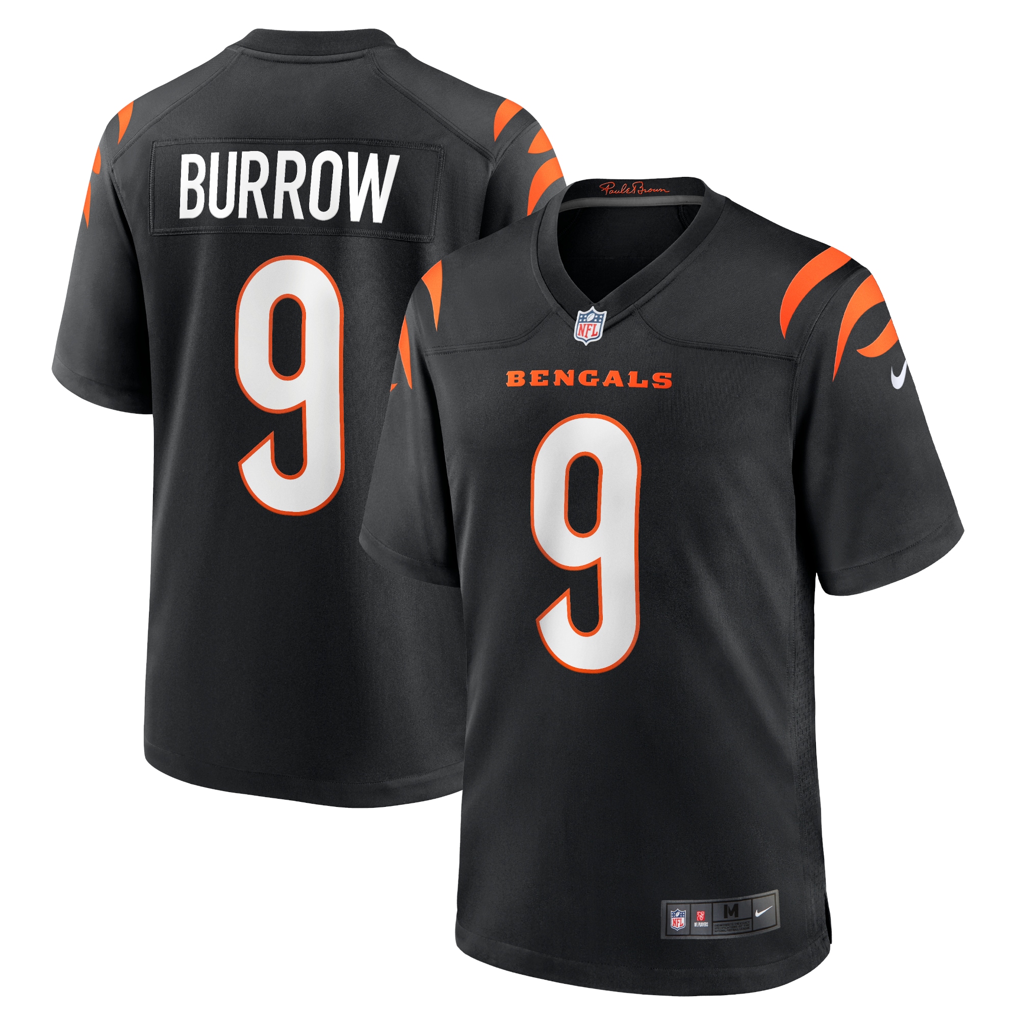 Joe Burrow Cincinnati Bengals Nike Player Game Jersey - Black - vstockx
