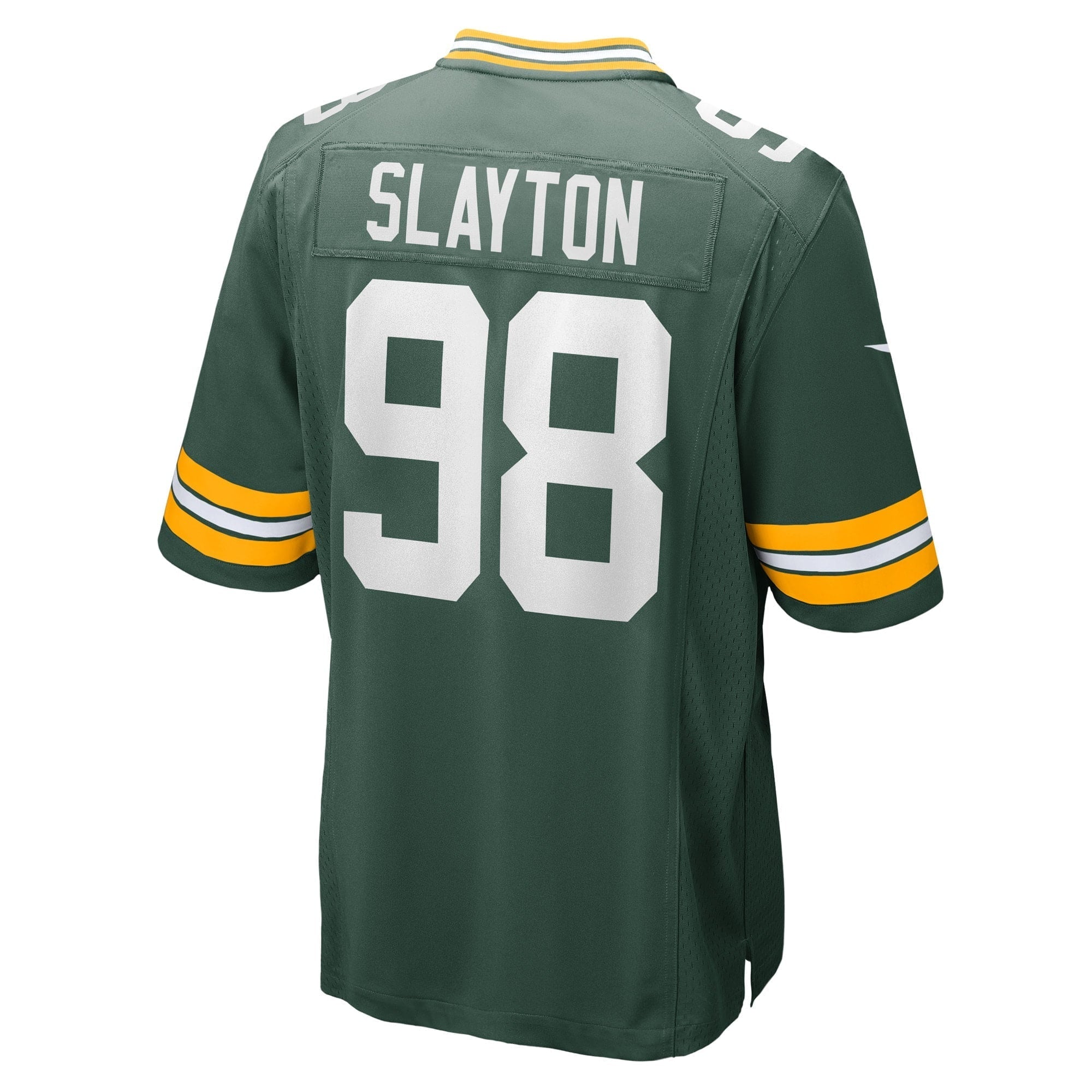 Men's Nike Chris Slayton Green Green Bay Packers Game Player Jersey - vstockx