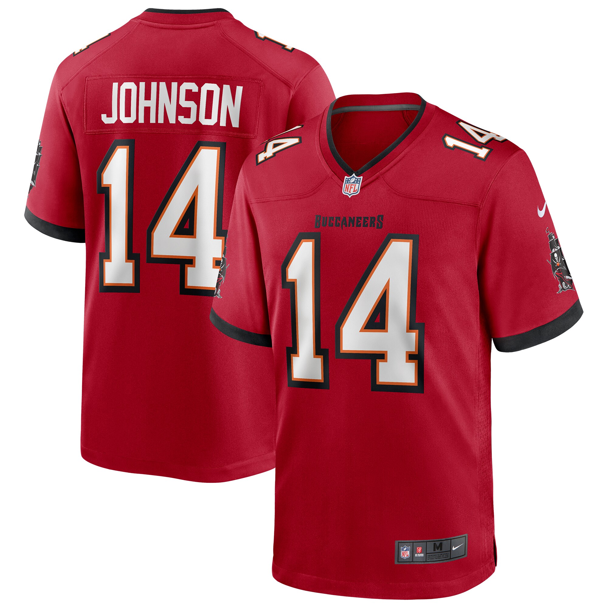 Brad Johnson Tampa Bay Buccaneers Nike Game Retired Player Jersey - Red - vstockx