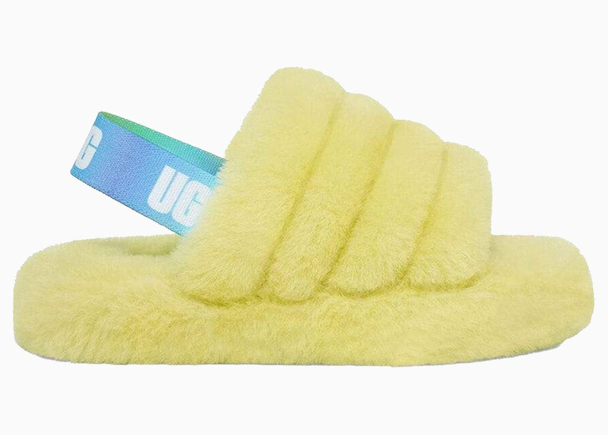UGG Fluff Yeah Slide Pollen Gradient (Kids) - vstockx