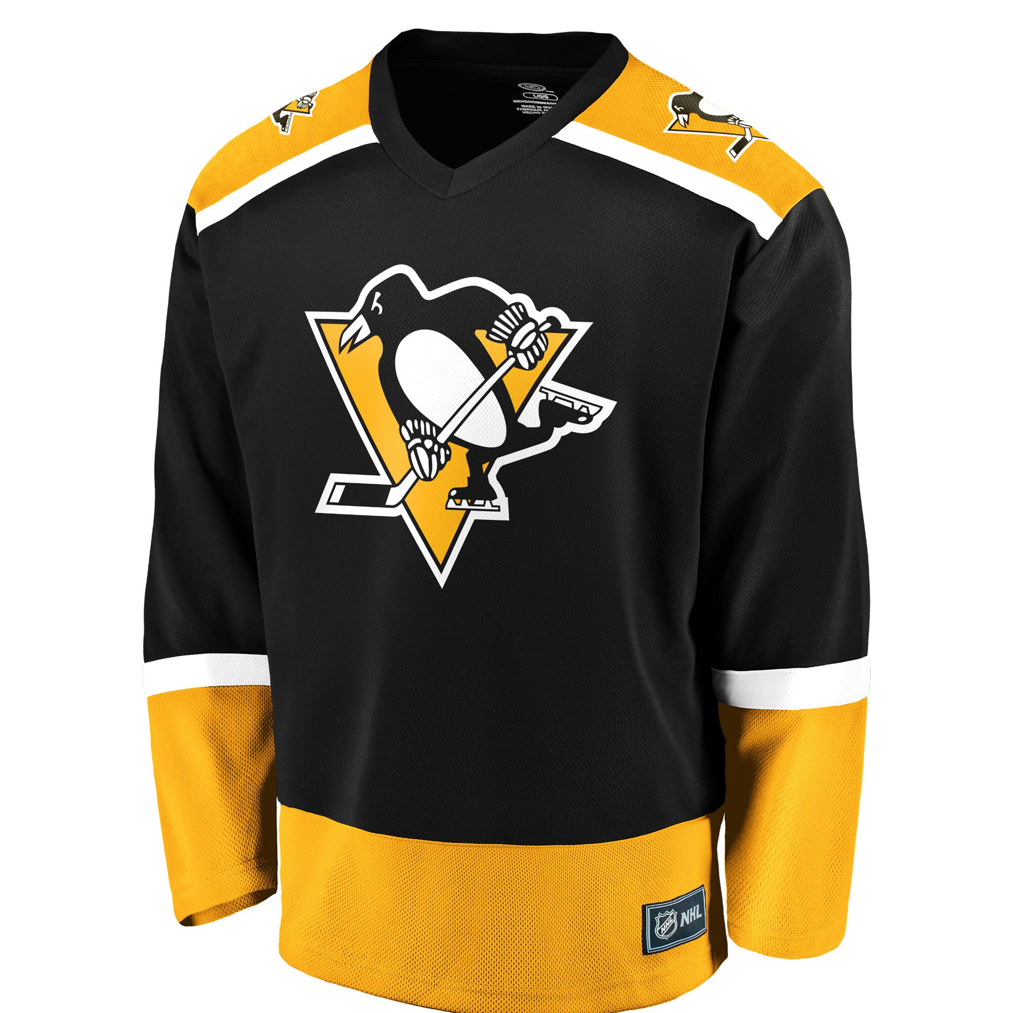 Pittsburgh Penguins Fanatics Branded Team Jersey - Black - vstockx