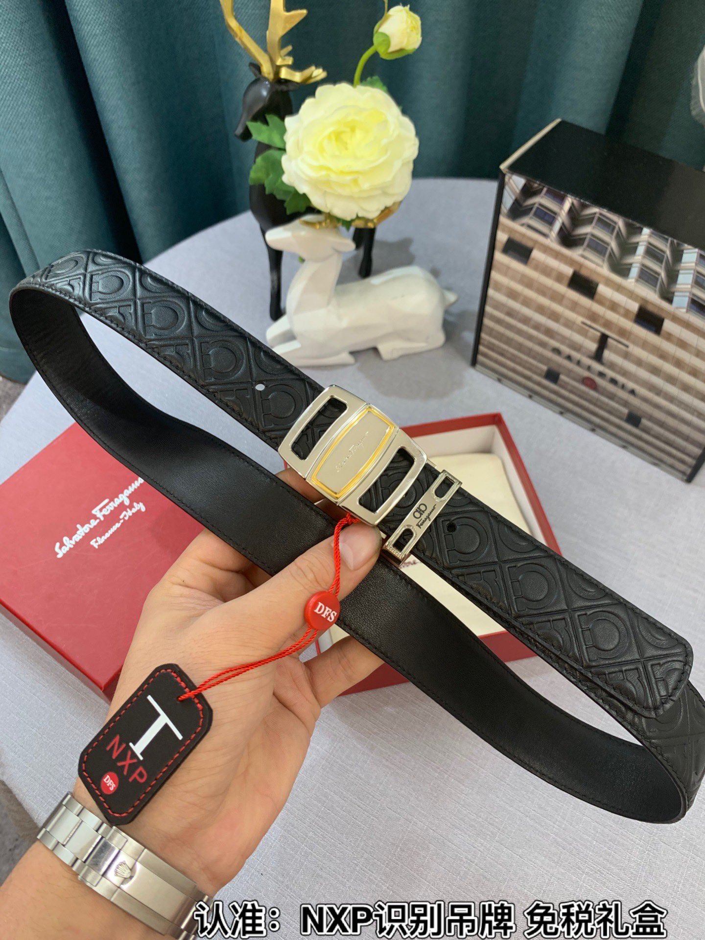 Streetwear Belt Ferragamo 319147 size:3.5cm - vstockx