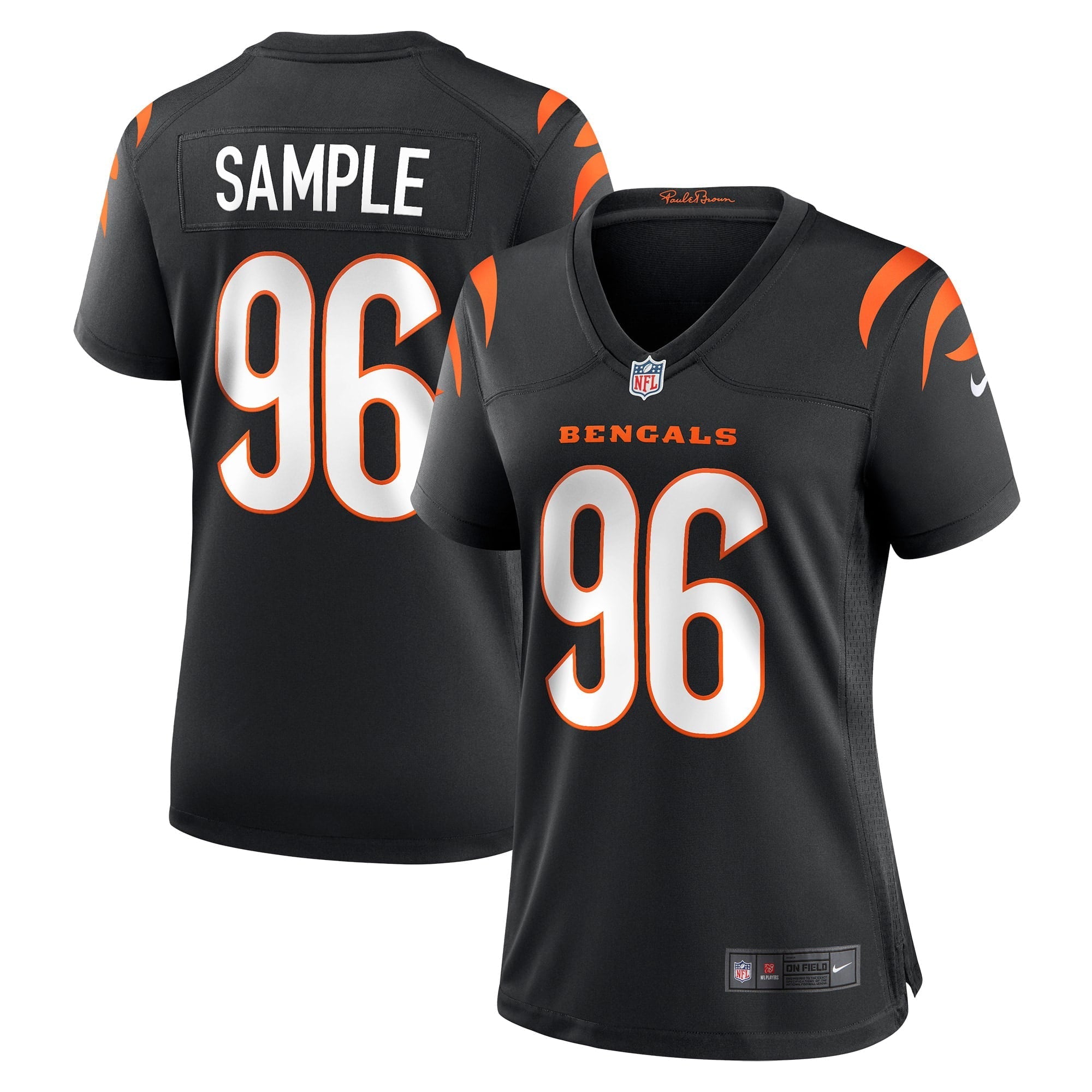 Women's Nike Cam Sample Black Cincinnati Bengals Game Jersey - vstockx
