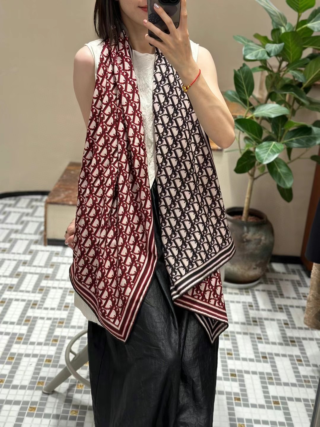 Streetwear Scarf Dior 328967 size:65x180cm - vstockx