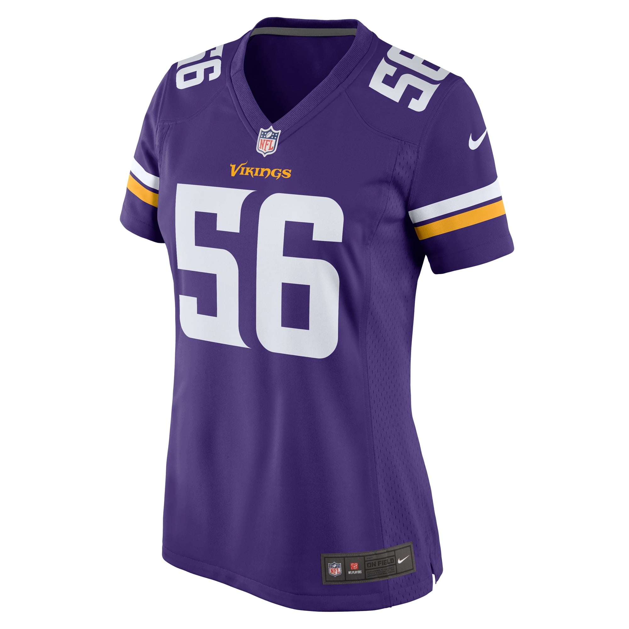 Women's Nike Garrett Bradbury Purple Minnesota Vikings Game Jersey - vstockx