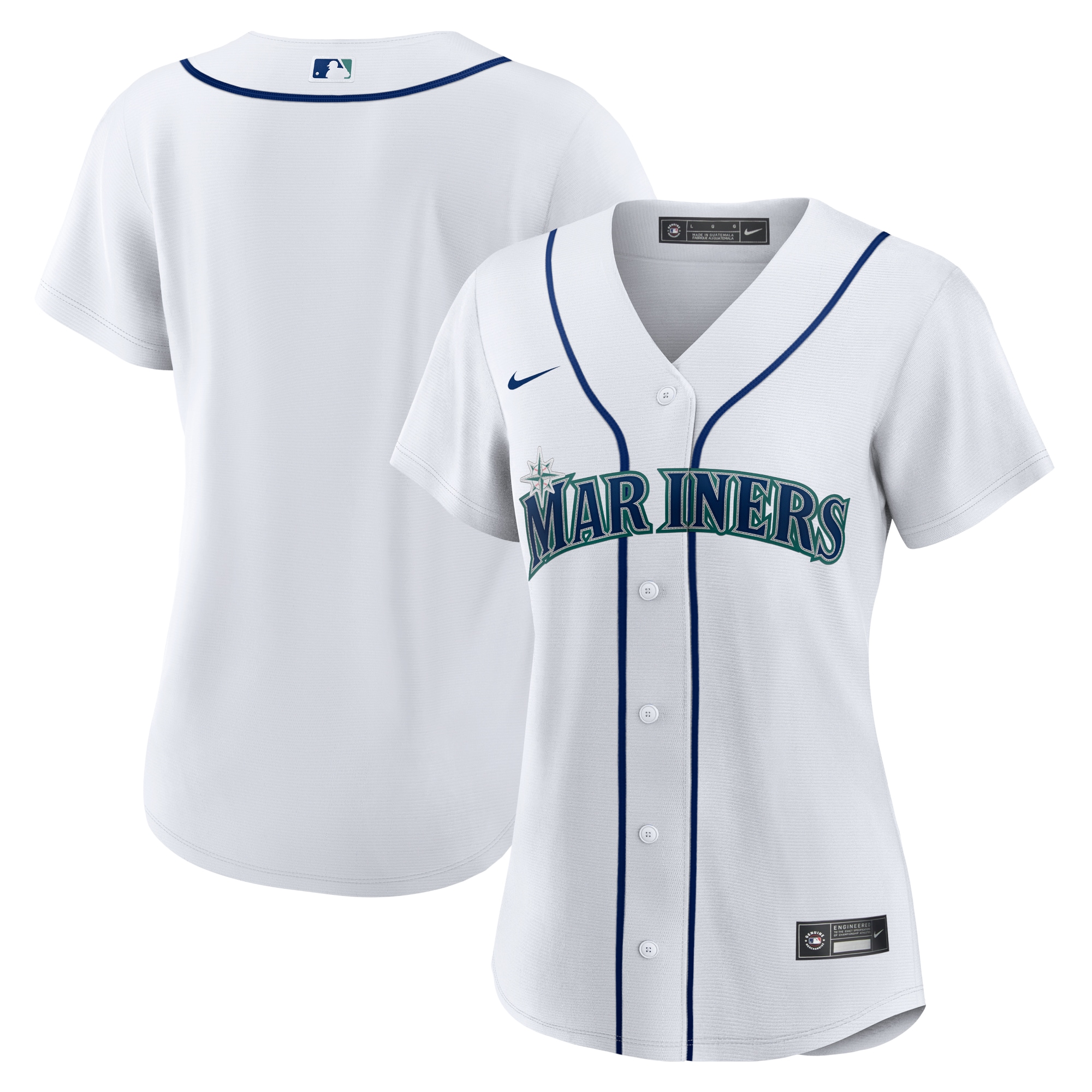 Seattle Mariners Nike Women's Home Replica Team Jersey - White - vstockx