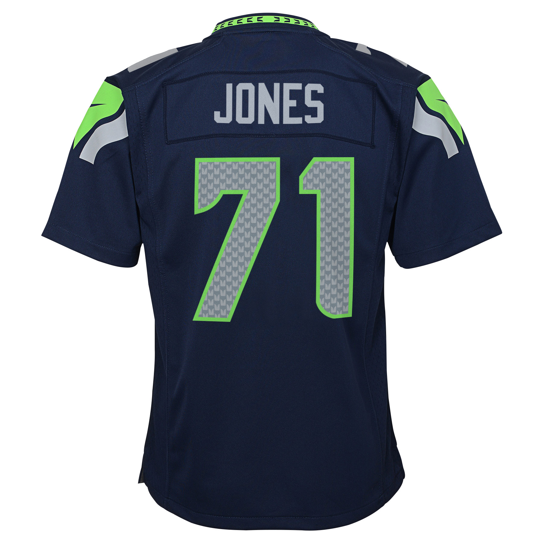 Walter Jones Seattle Seahawks Youth Nike Retired Game Jersey - Navy Blue - vstockx