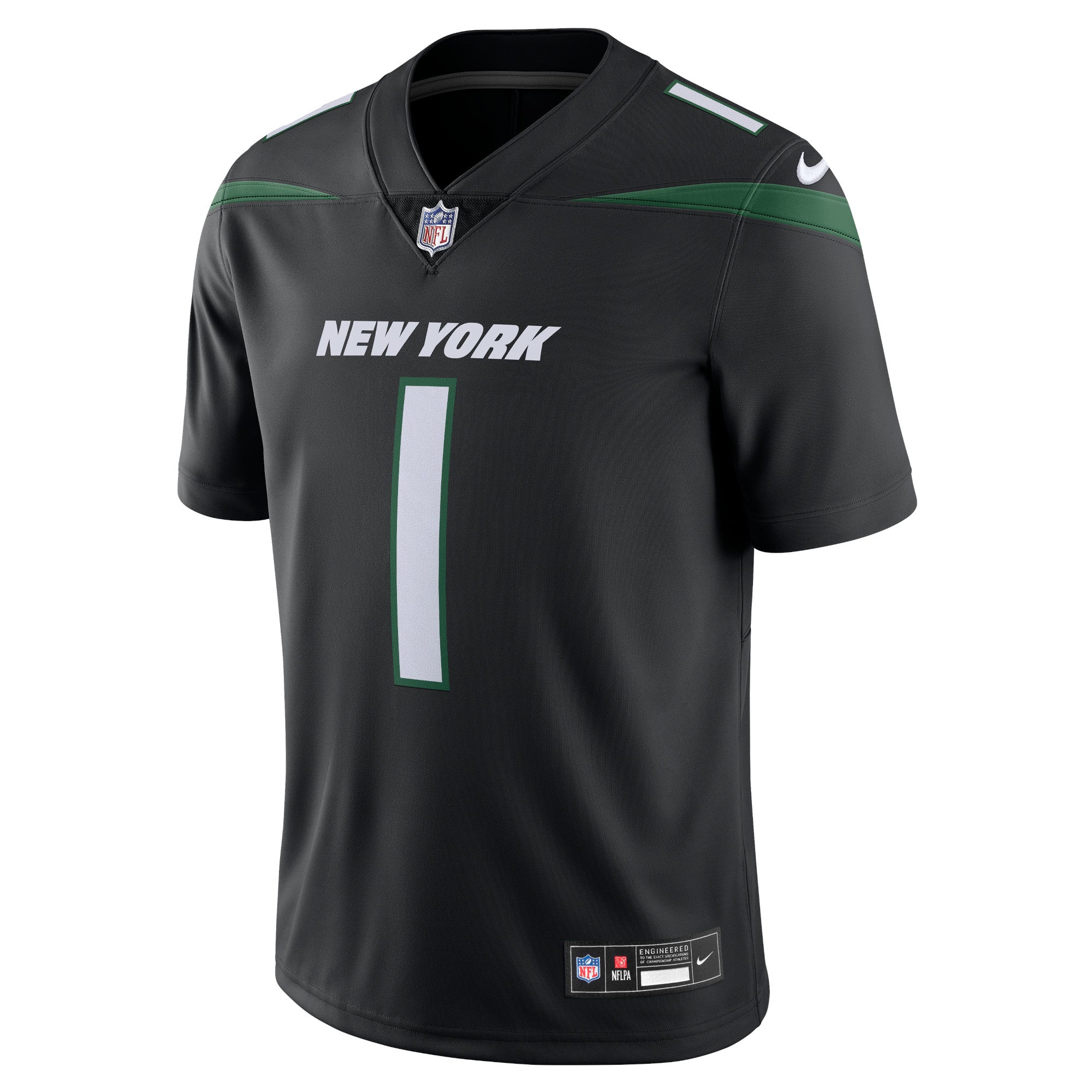 Men's Nike Ahmad Sauce Gardner Black New York Jets Vapor Untouchable Limited Jersey - vstockx