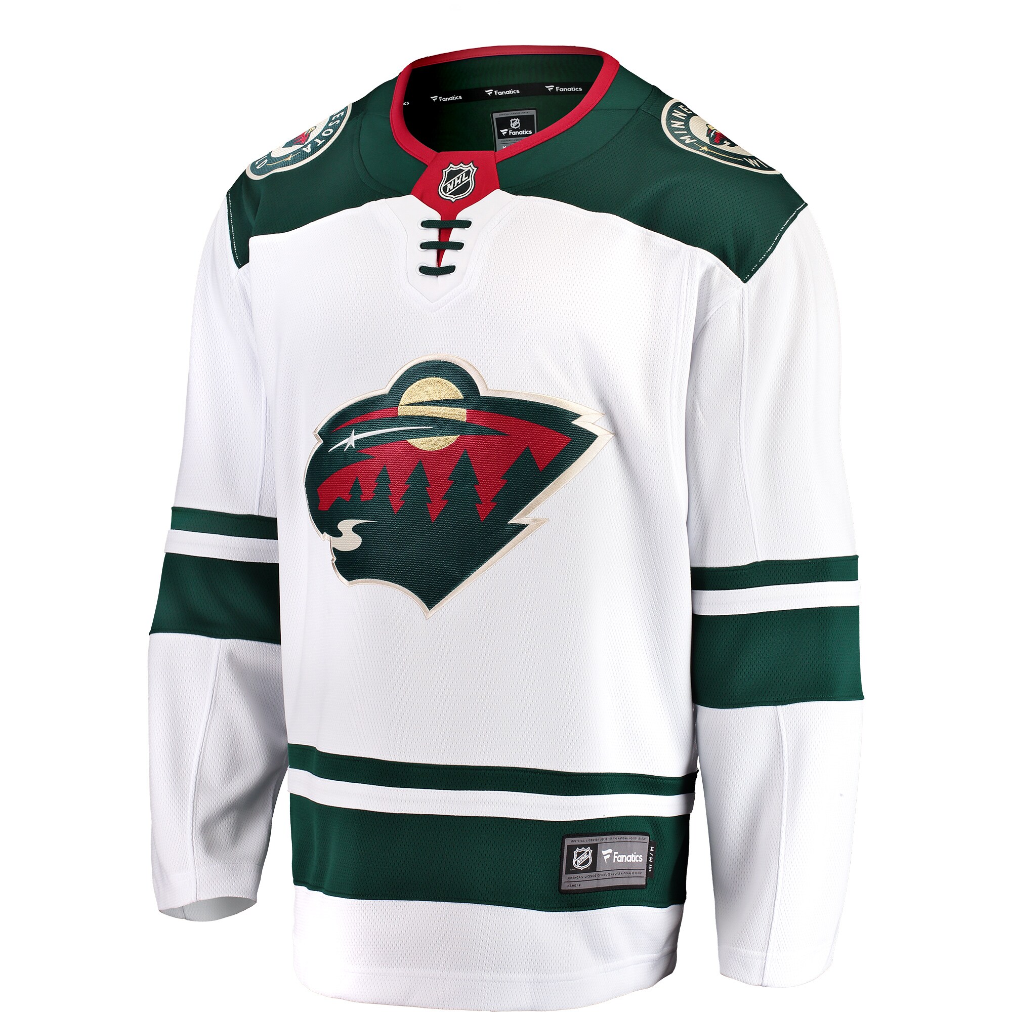 Minnesota Wild Fanatics Branded Breakaway Away Jersey - White - vstockx