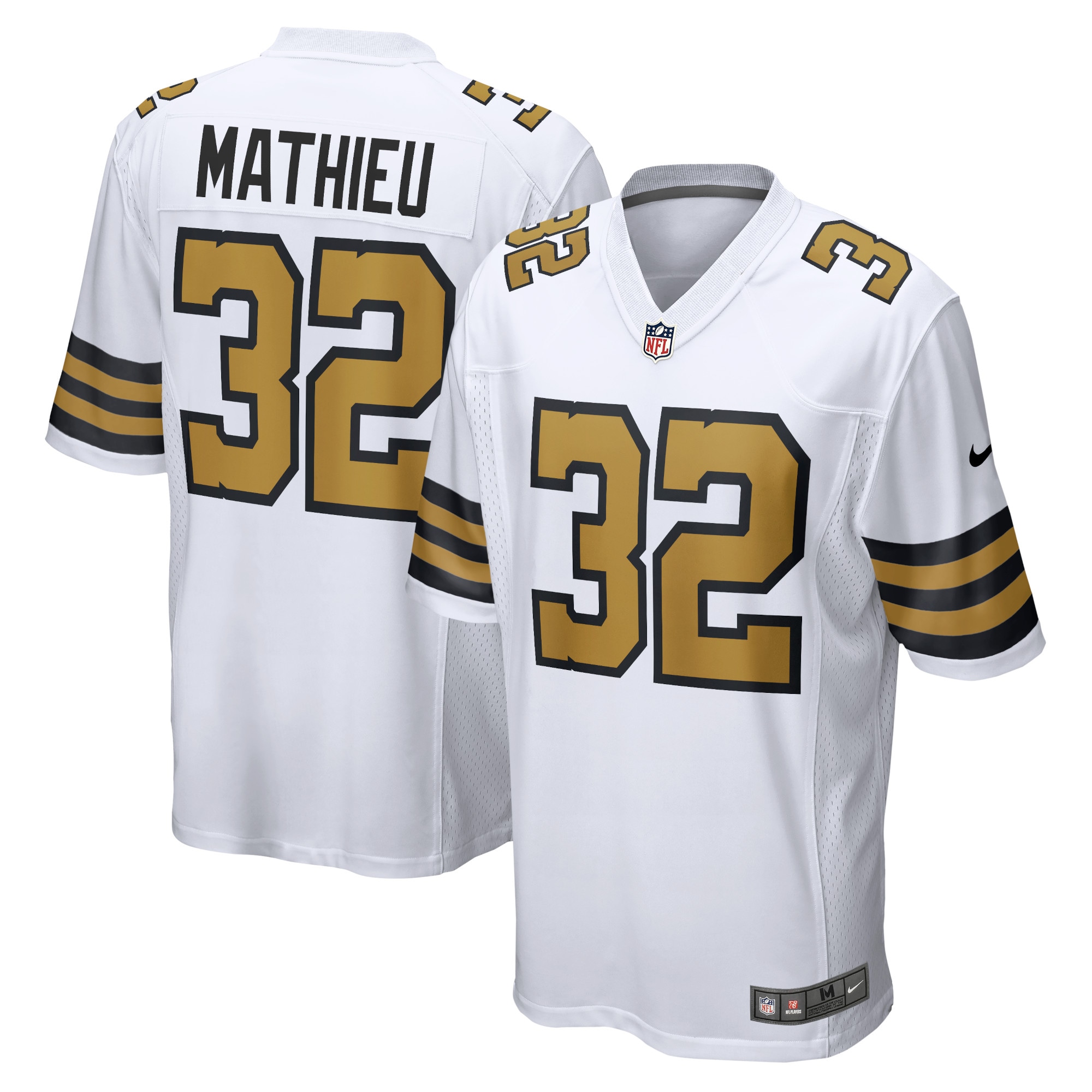 Tyrann Mathieu New Orleans Saints Nike Player Game Jersey - White - vstockx