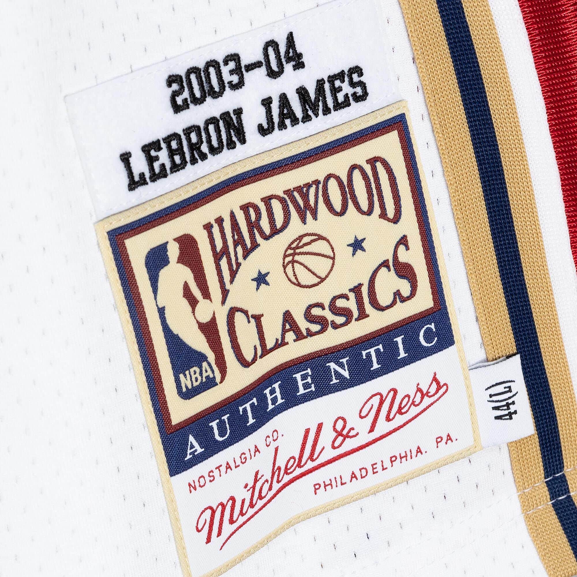 Authentic Lebron James Cleveland Cavaliers 2003-04 Jersey - vstockx