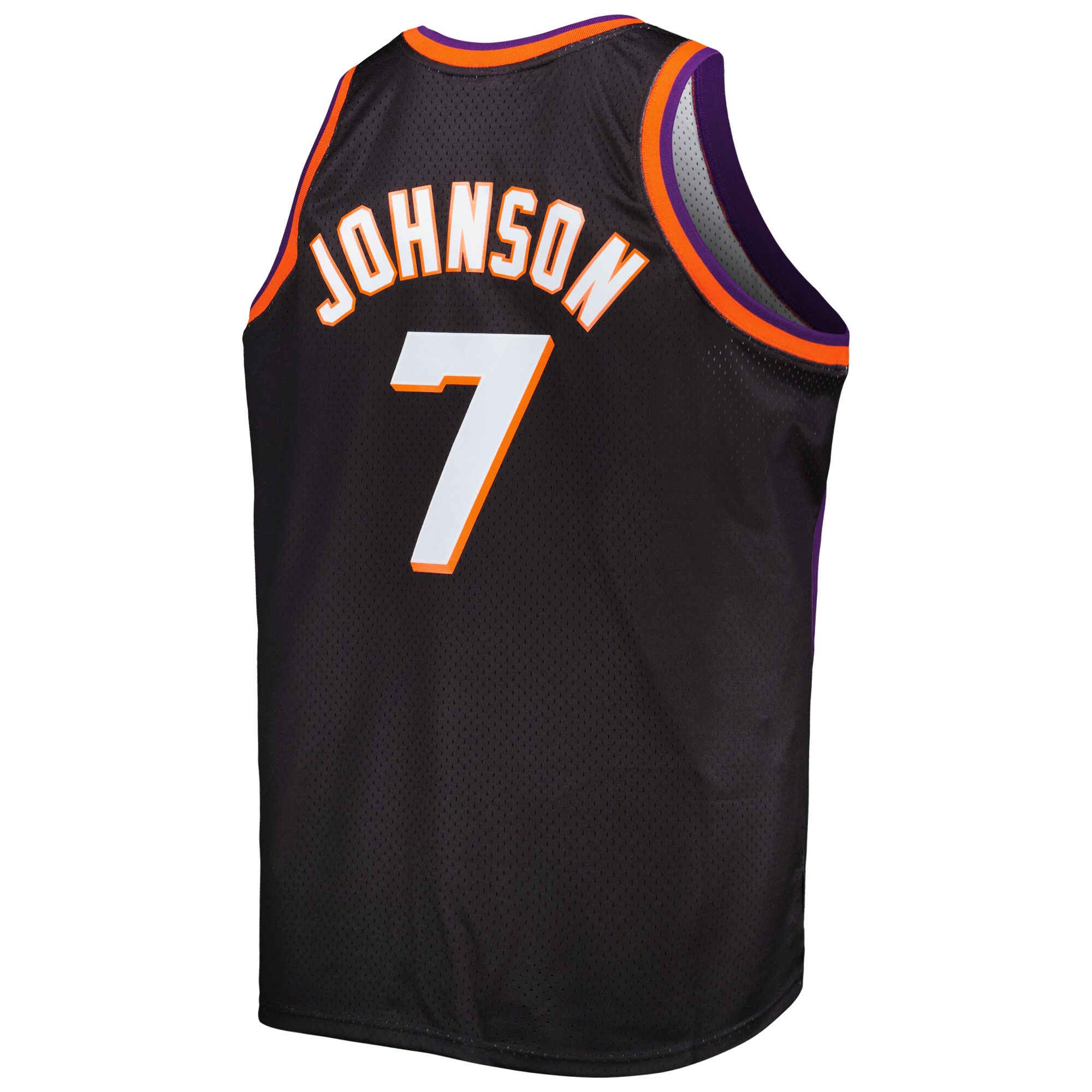 Kevin Johnson Phoenix Suns Mitchell & Ness Big & Tall Hardwood Classics 1996/97 Swingman Jersey - Black - vstockx