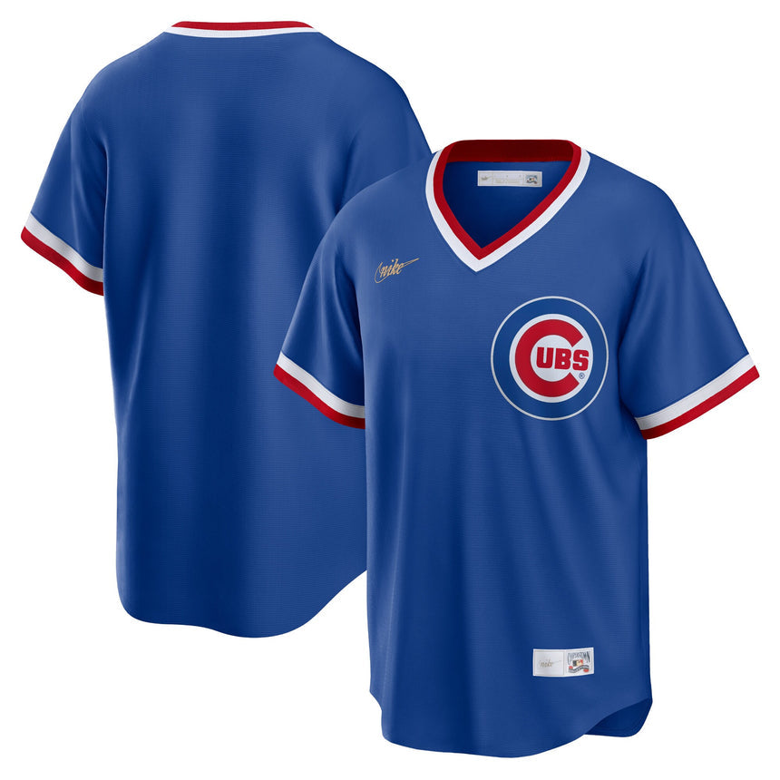 Men's Chicago Cubs Royal Road Cooperstown Collection Team Jersey - vstockx
