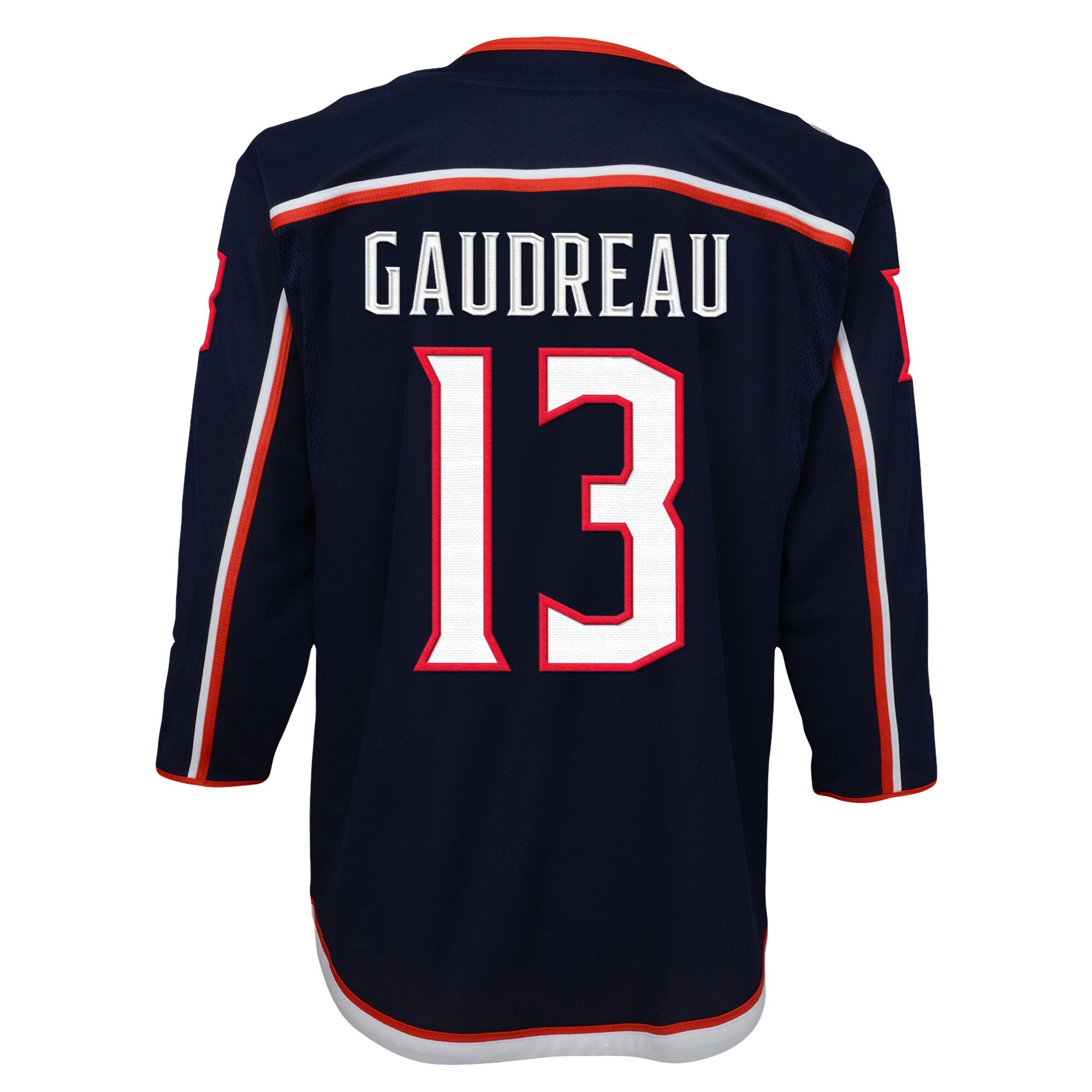 Johnny Gaudreau Columbus Blue Jackets Youth 2022/23 Premier Player Jersey - Navy - vstockx